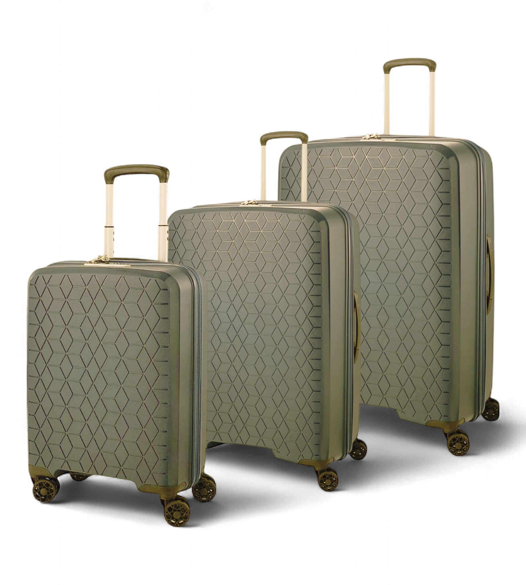 Verage Diamond 3 Piece Polycarbonate Luggage Set