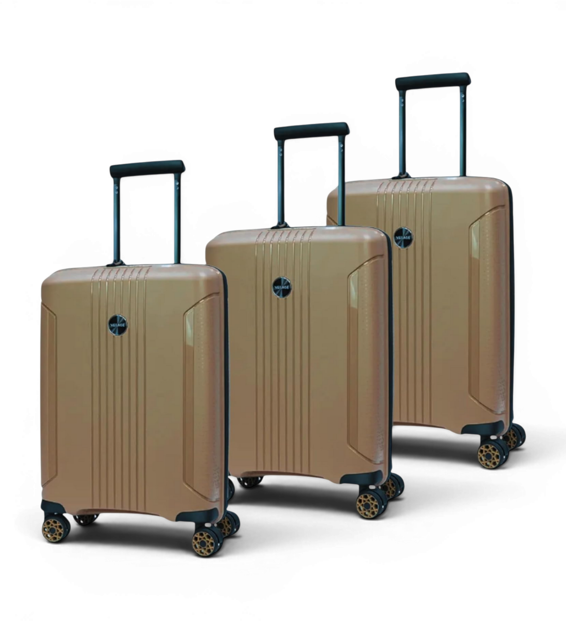 Verage Edinburgh 3 Piece Polycarbonate Luggage Set