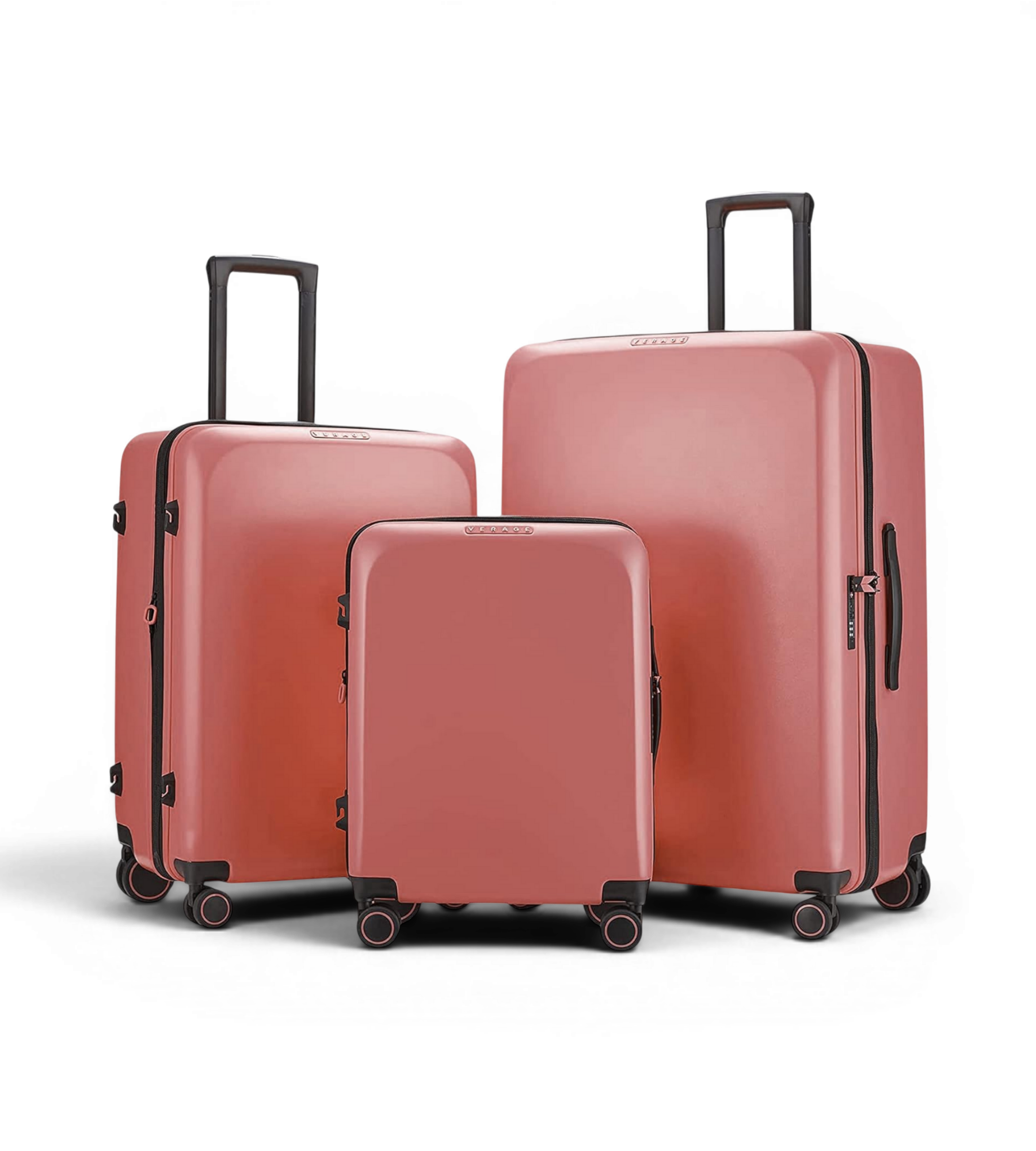 Verage Freeland 3 Piece Soft Shell Spinner Luggage Set