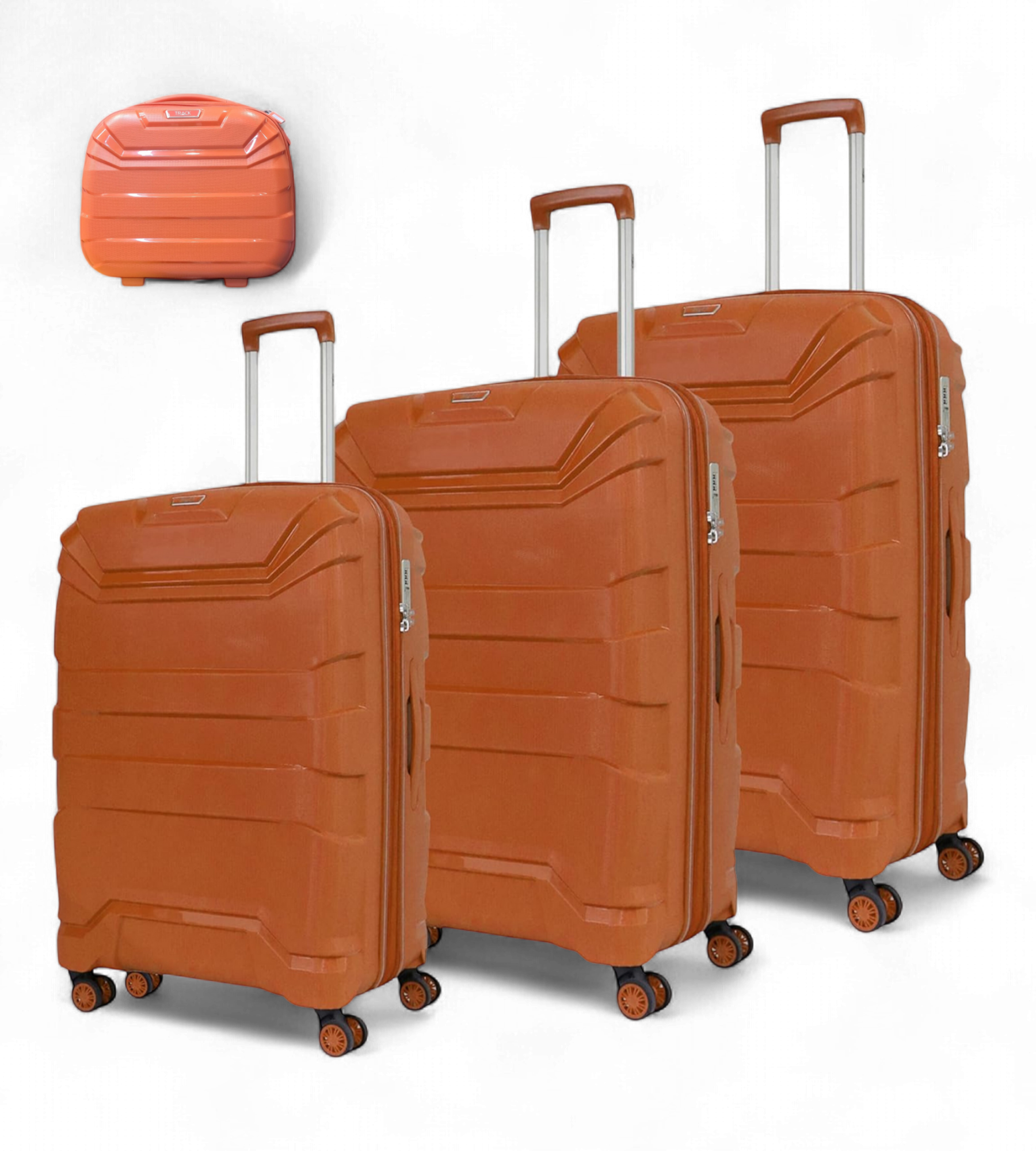 Track Hamilton 4 Piece Polycarbonate Luggage Set
