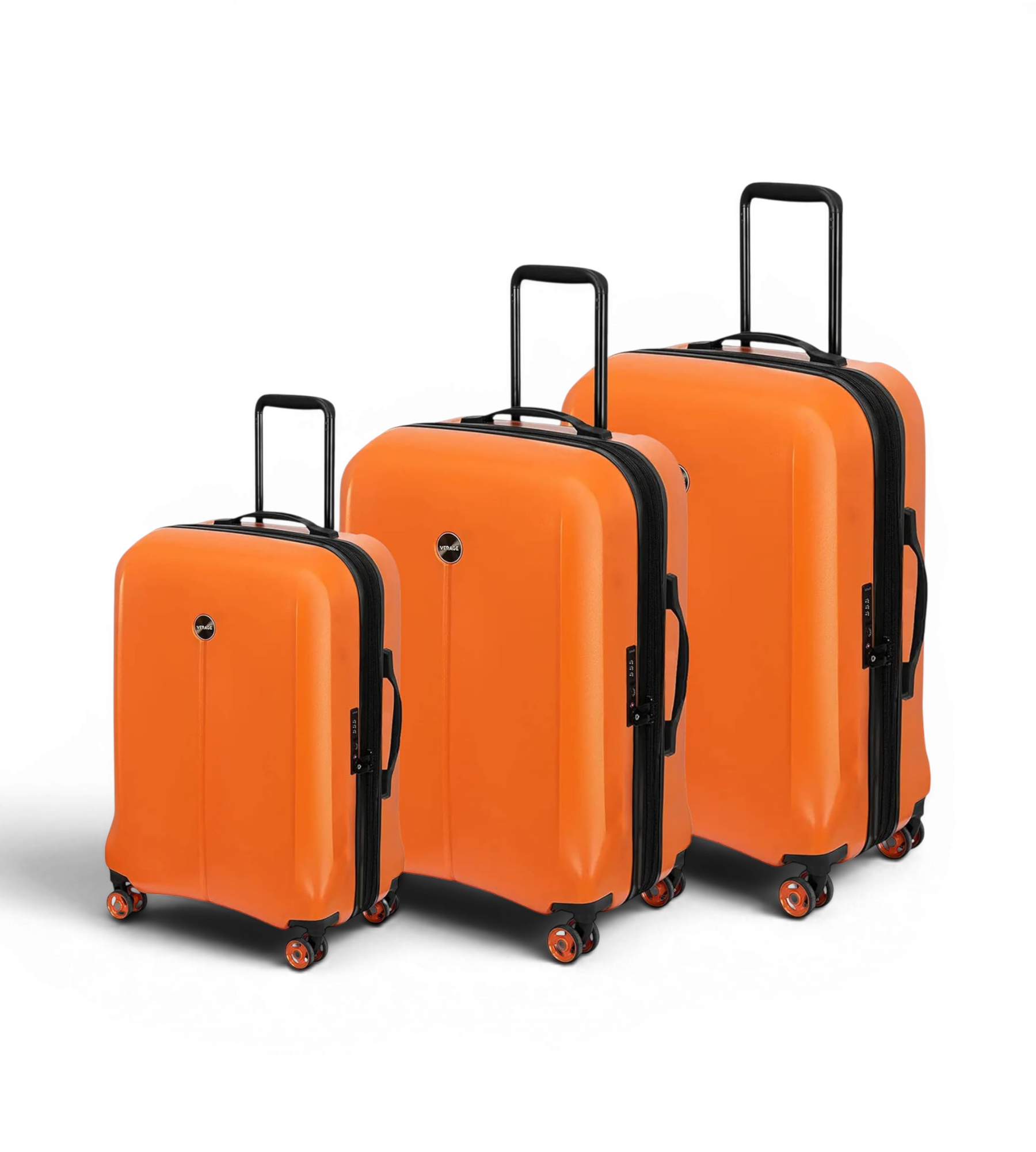 Verage Houston 3 Piece Polycarbonate Spinner Luggage Set