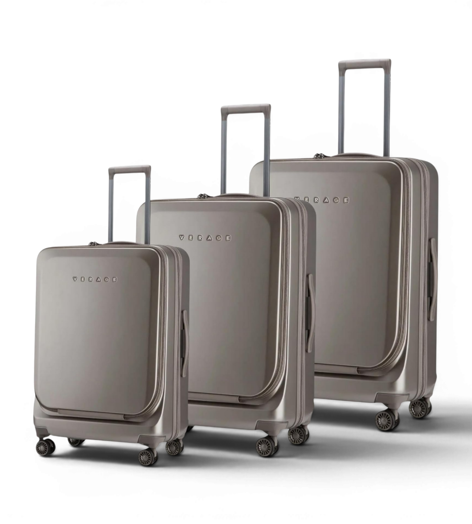 Verage Leader 3 Piece Polycarbonate Luggage Set