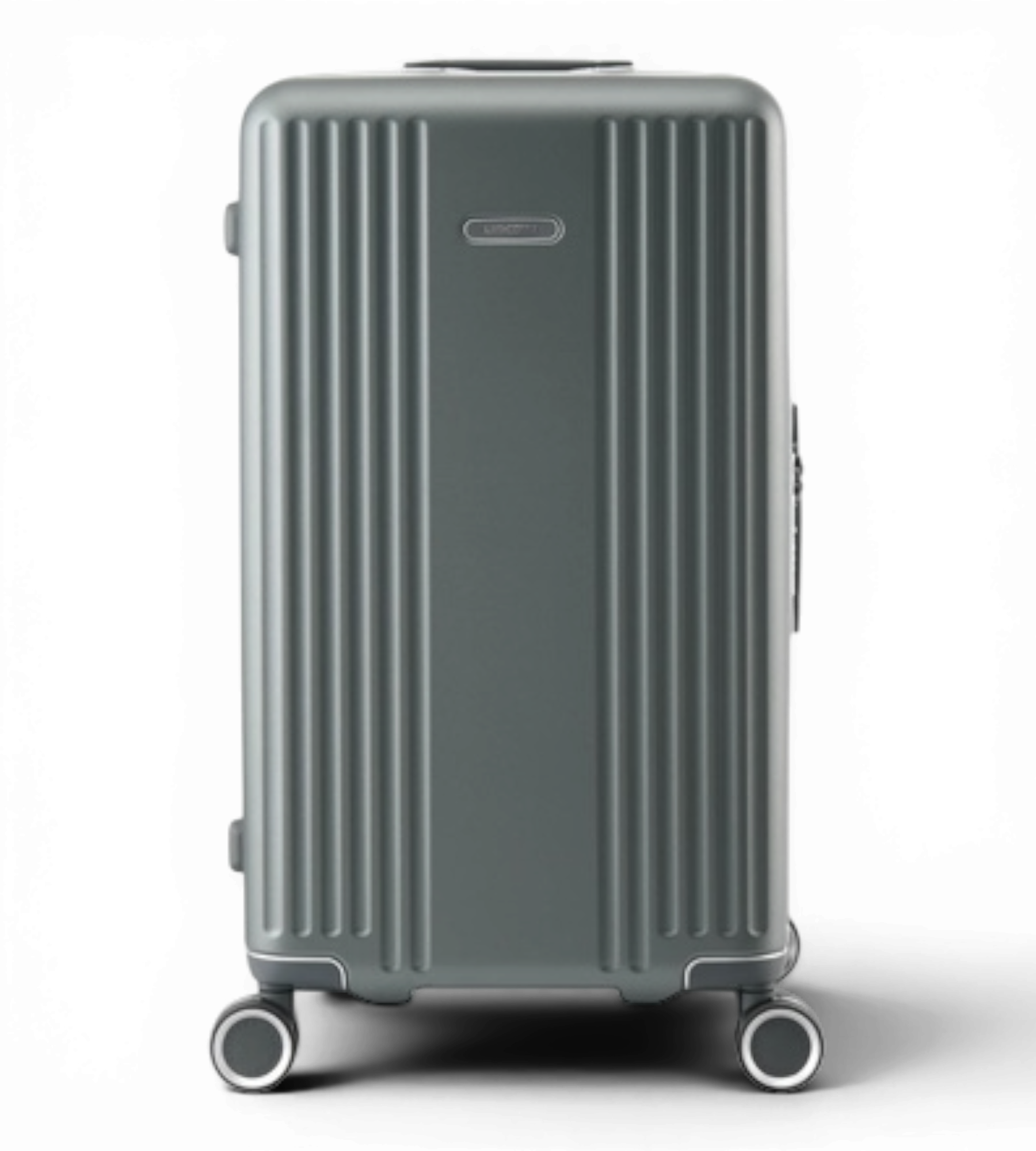 Lushberry Quantum Medium 26 Inch Aluminum Spinner Suitcase