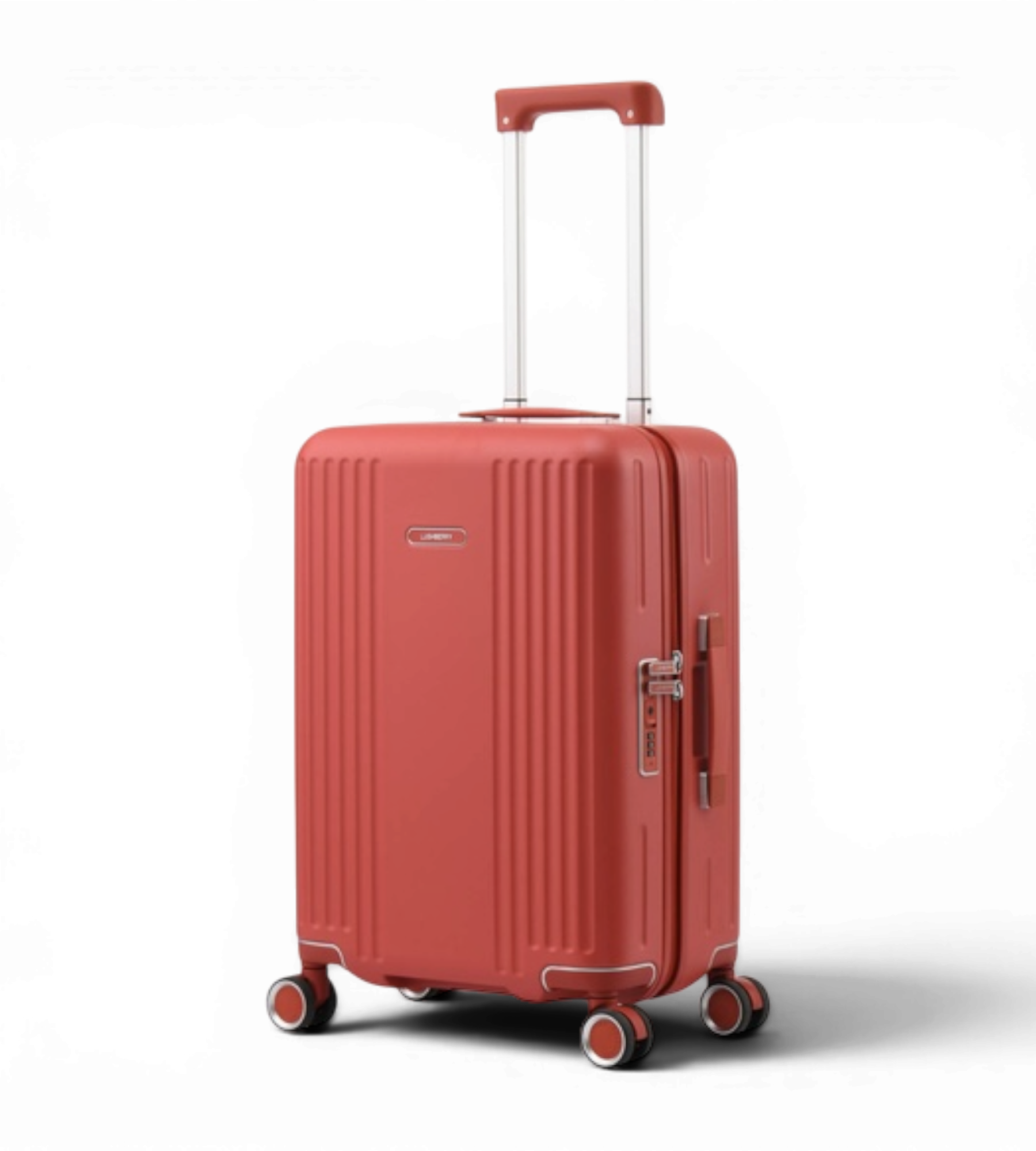 Lushberry Quantum Small 20 Inch Polycarbonate Spinner Suitcase