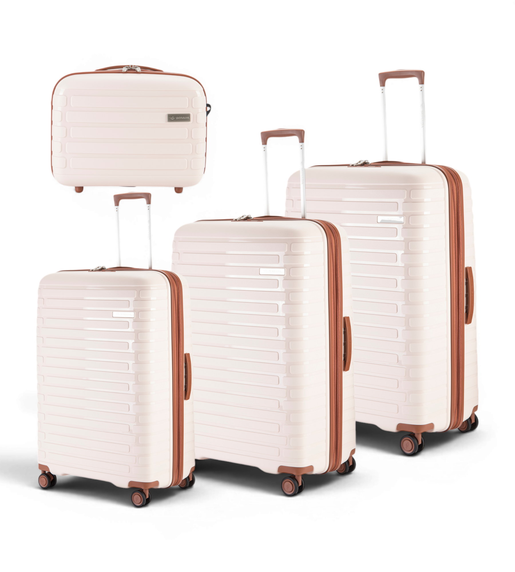 Sonada Meteor 4 Piece Polycarbonate Luggage Set