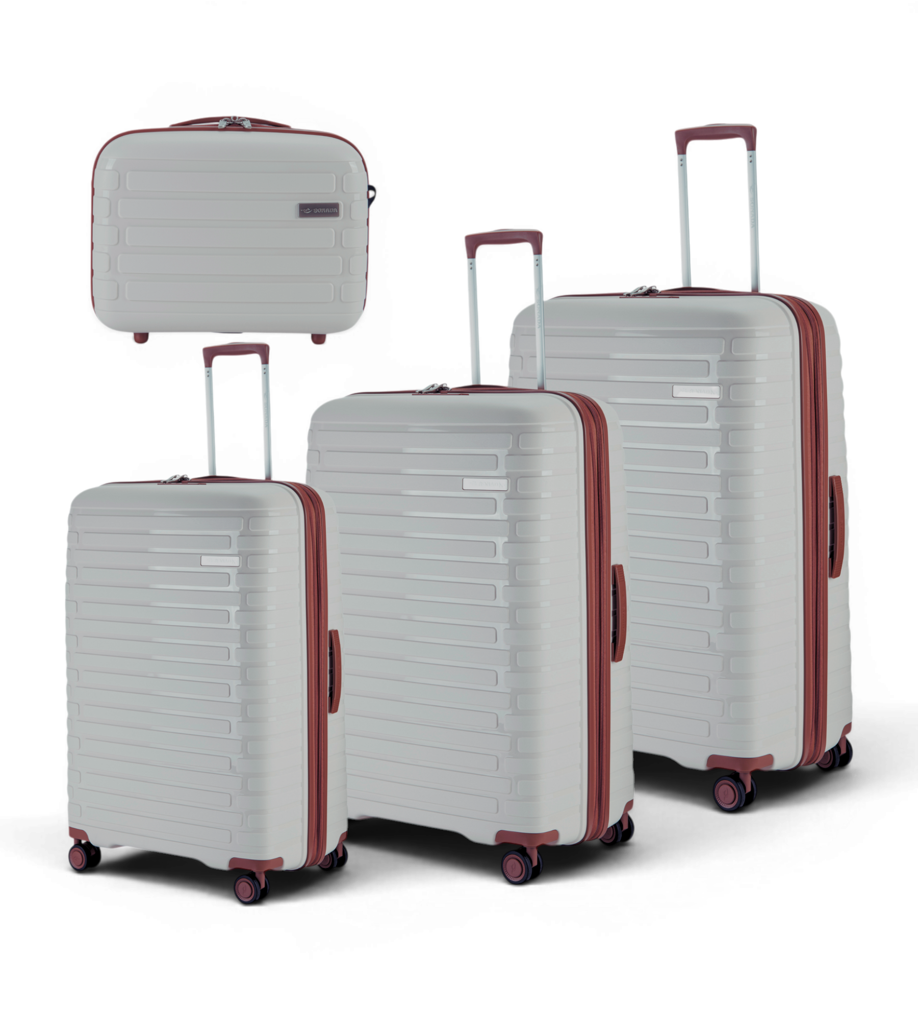Sonada Meteor 4 Piece Polycarbonate Luggage Set