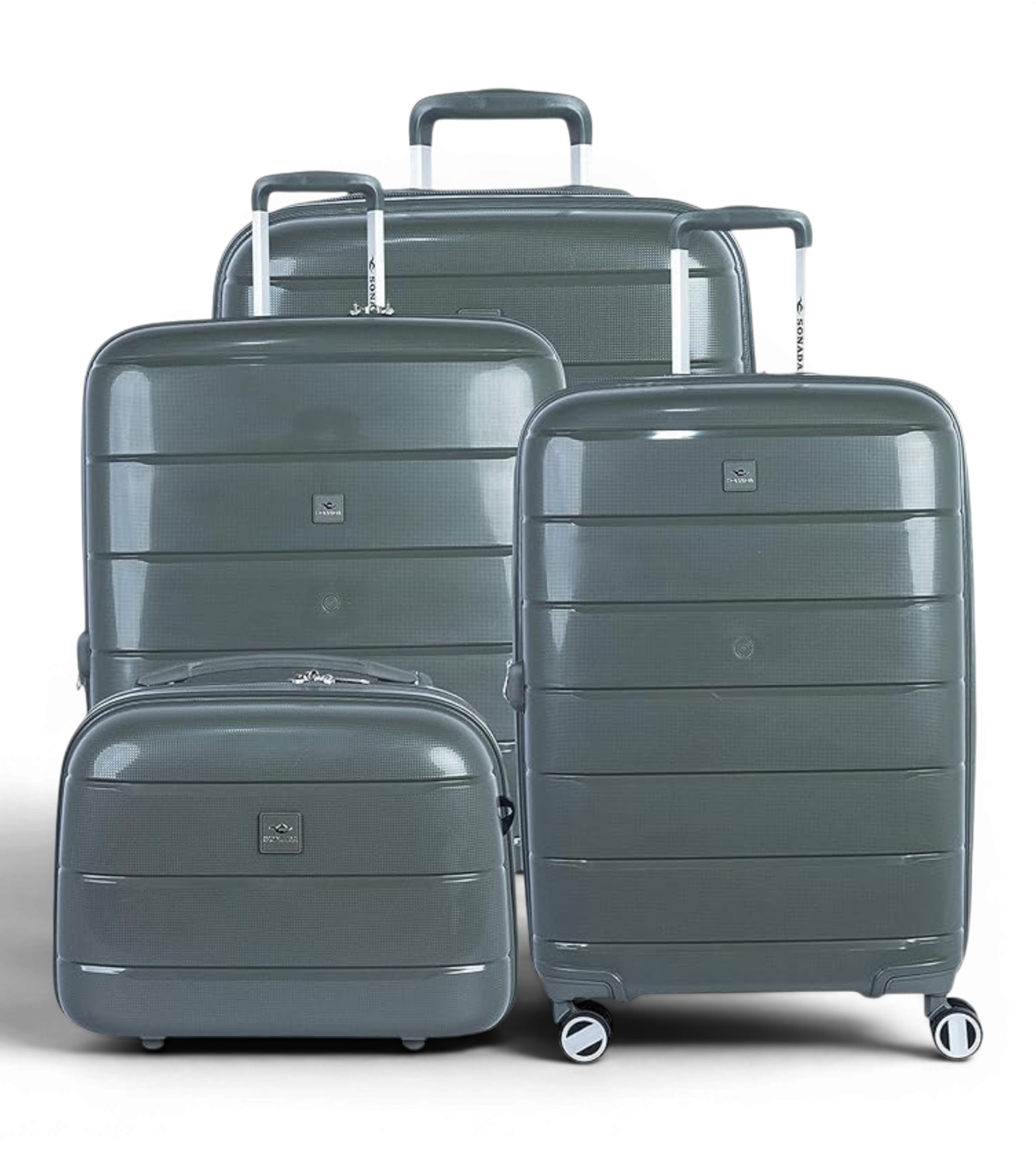 Sonada Moonlight 4 Piece Polycarbonate Luggage Set