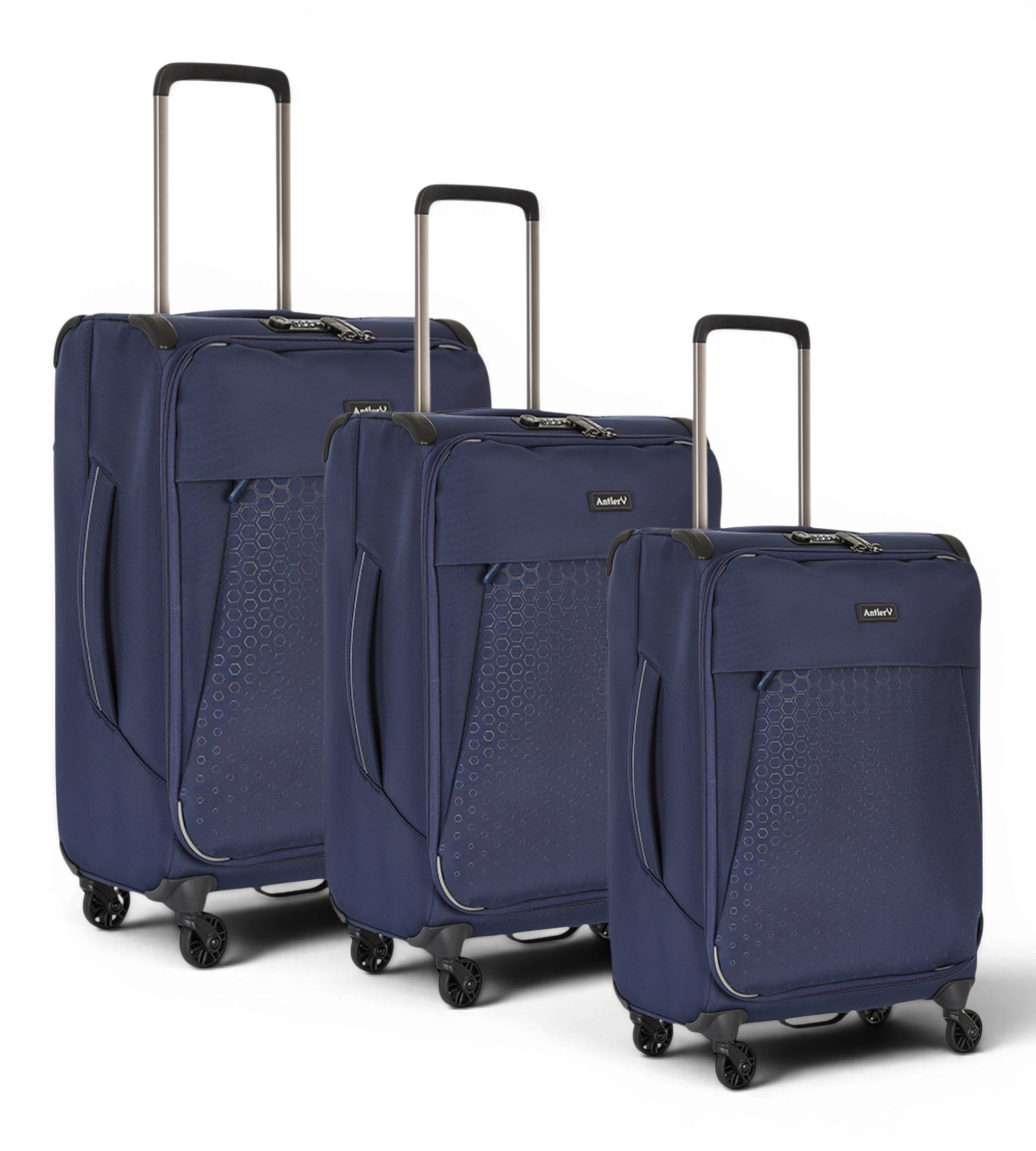 Antler Oxygen 3 Piece Soft Shell Luggage Set