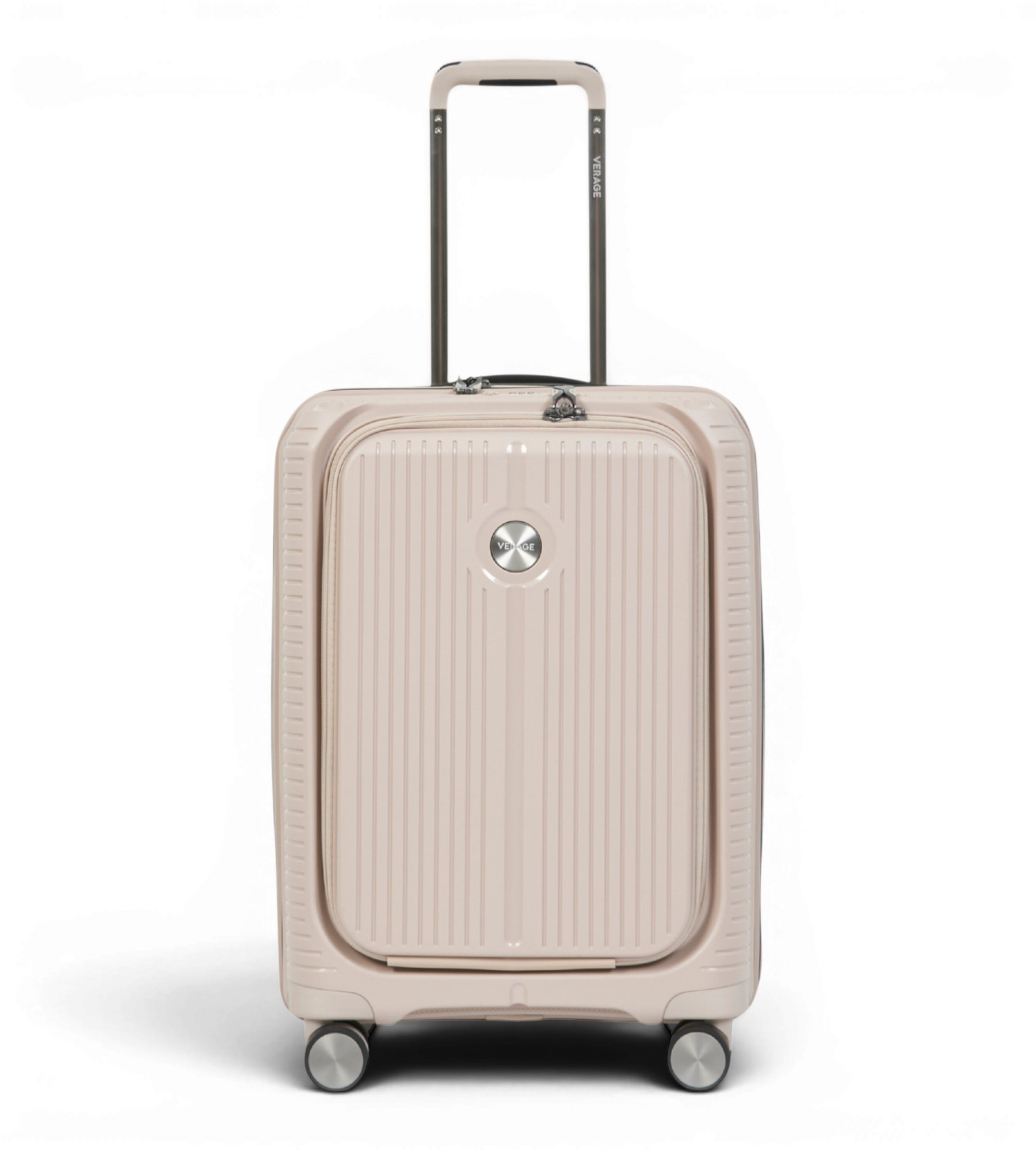 Verage Rome Monti 3 Piece Polypropylene Front Pocket Luggage Set