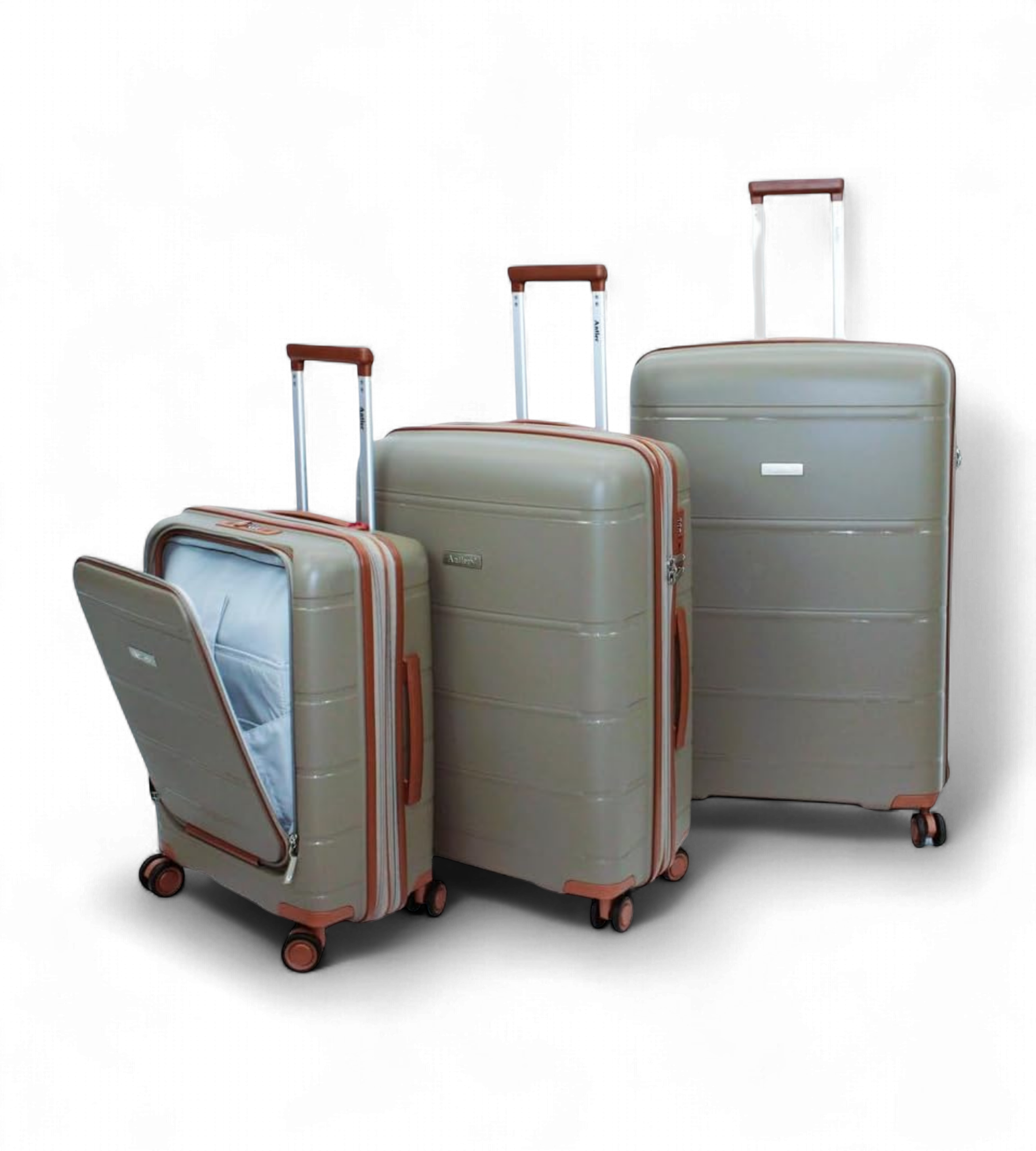 Antler Sofia 3 Piece Polycarbonate Spinner Luggage Set