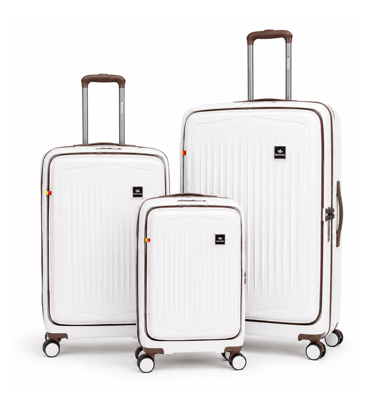Sonada Granada Luggage Set of 3 Polypropylene