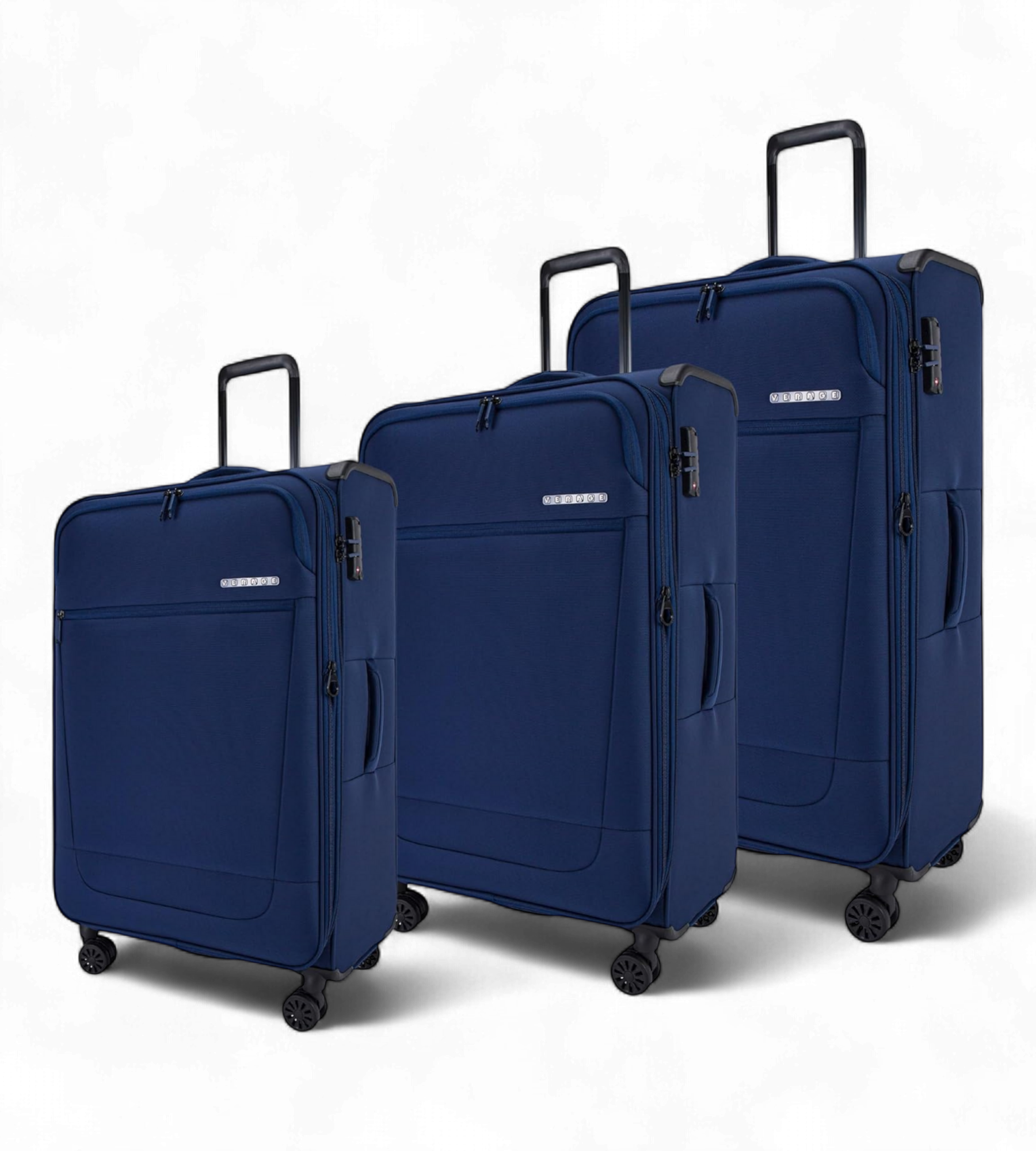 Verage 3 Piece Soft Shell Luggage Set