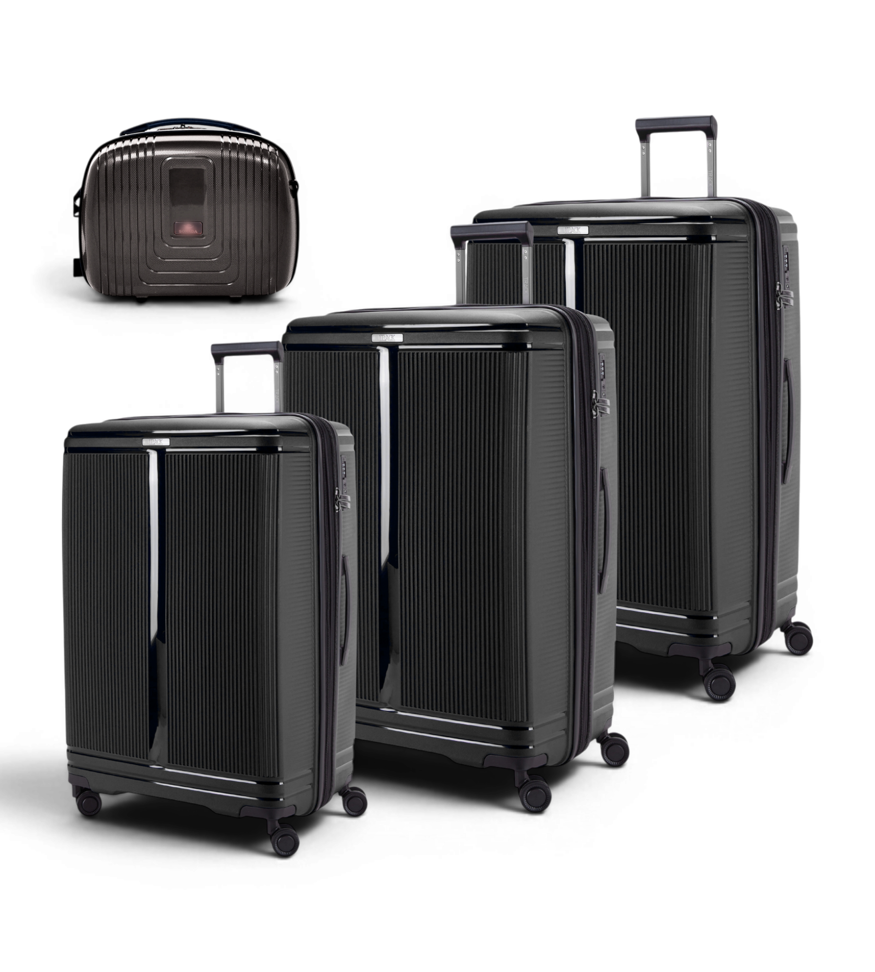 Track 4 Piece Polypropylene Luggage Set