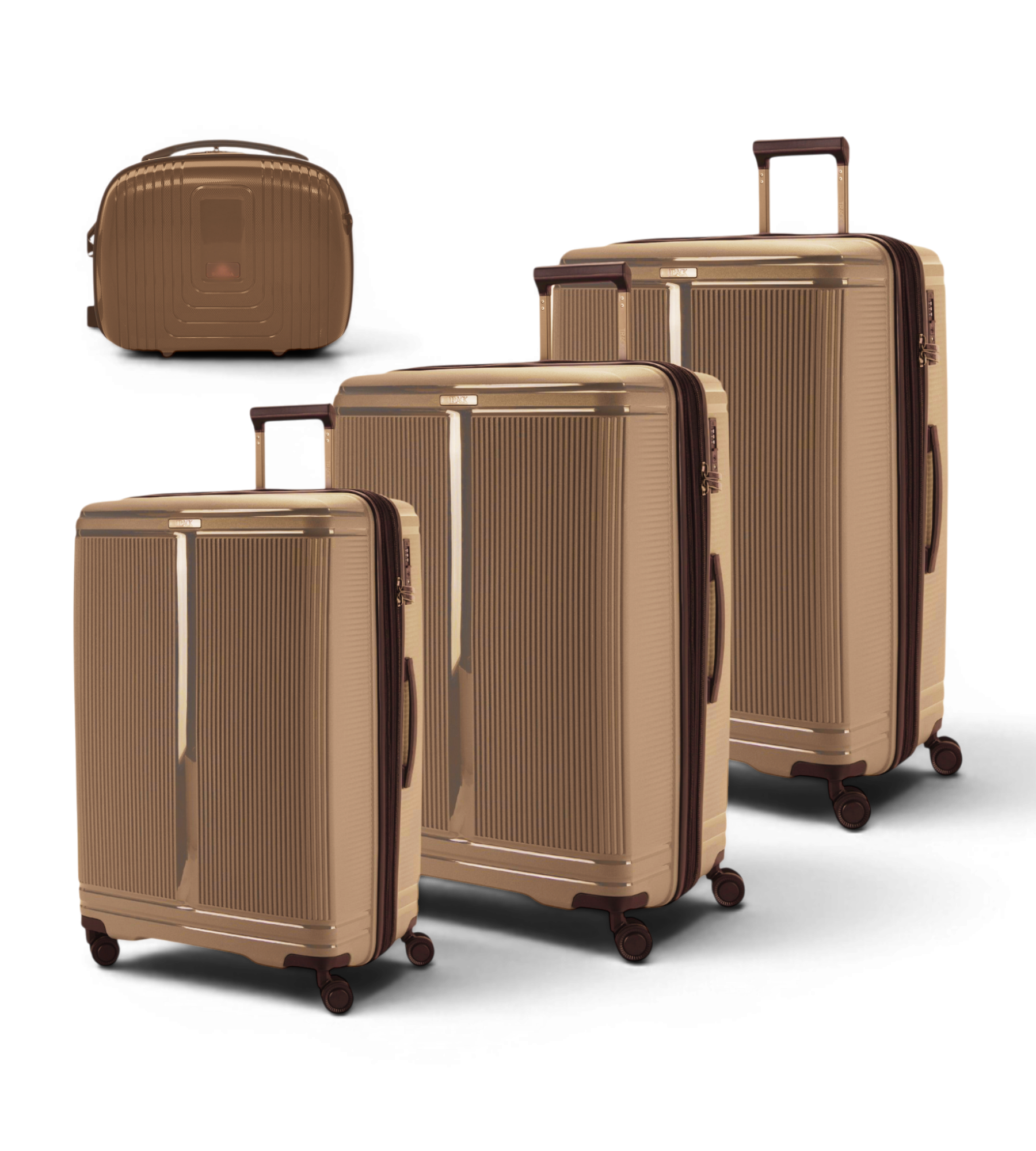 Track 4 Piece Polypropylene Luggage Set
