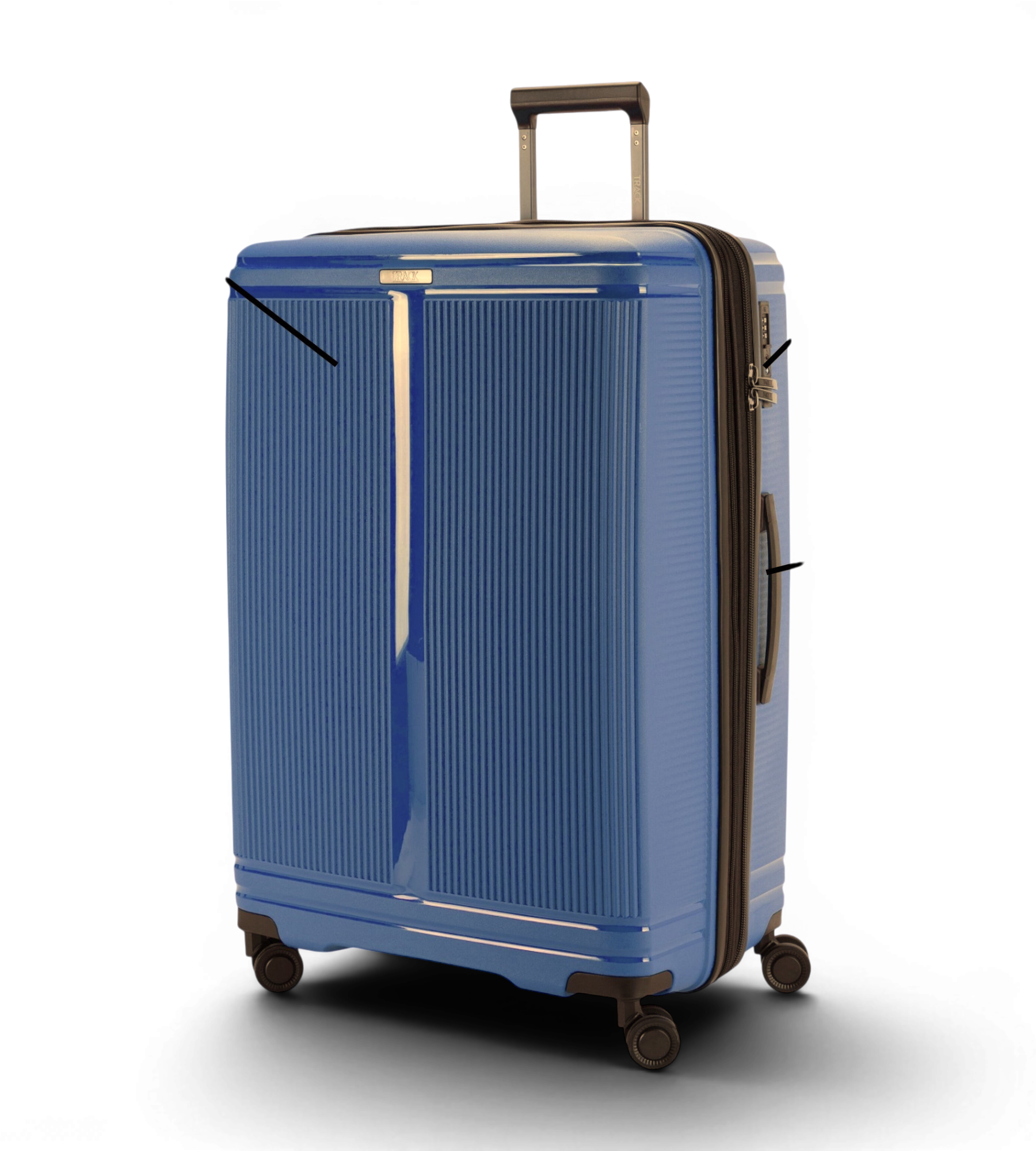 Track 4 Piece Polypropylene Luggage Set