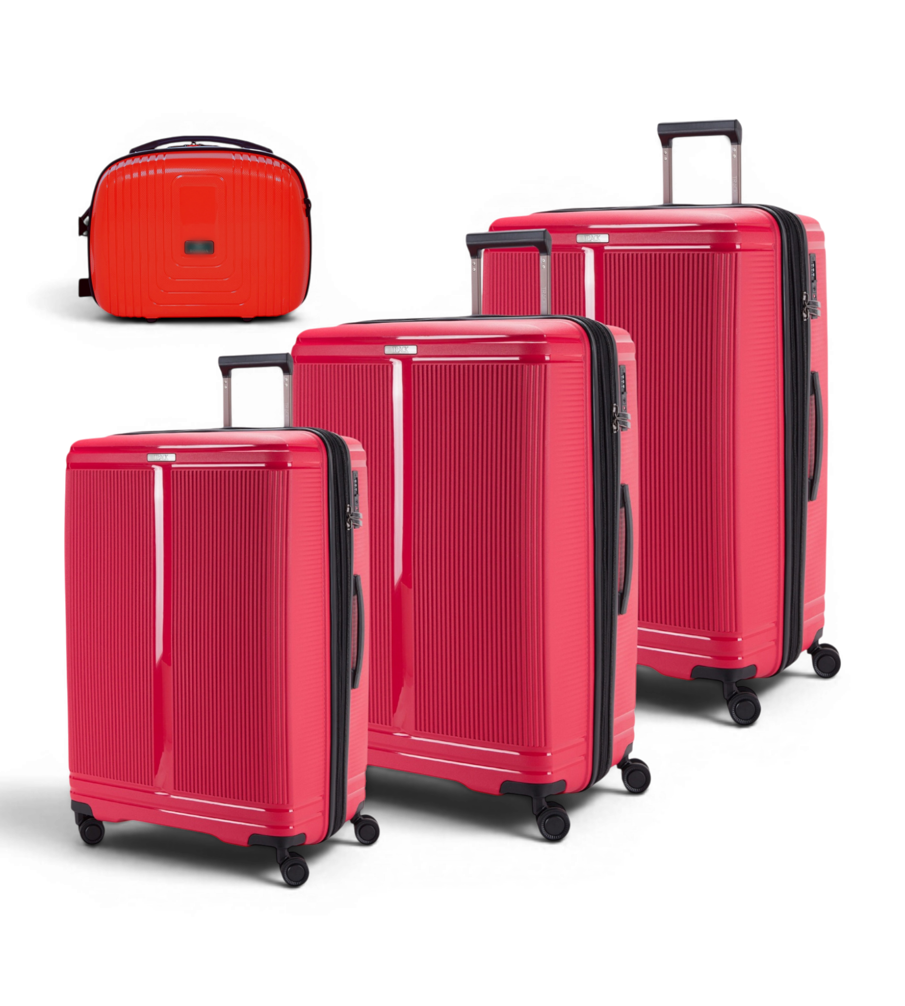 Track 4 Piece Polypropylene Luggage Set