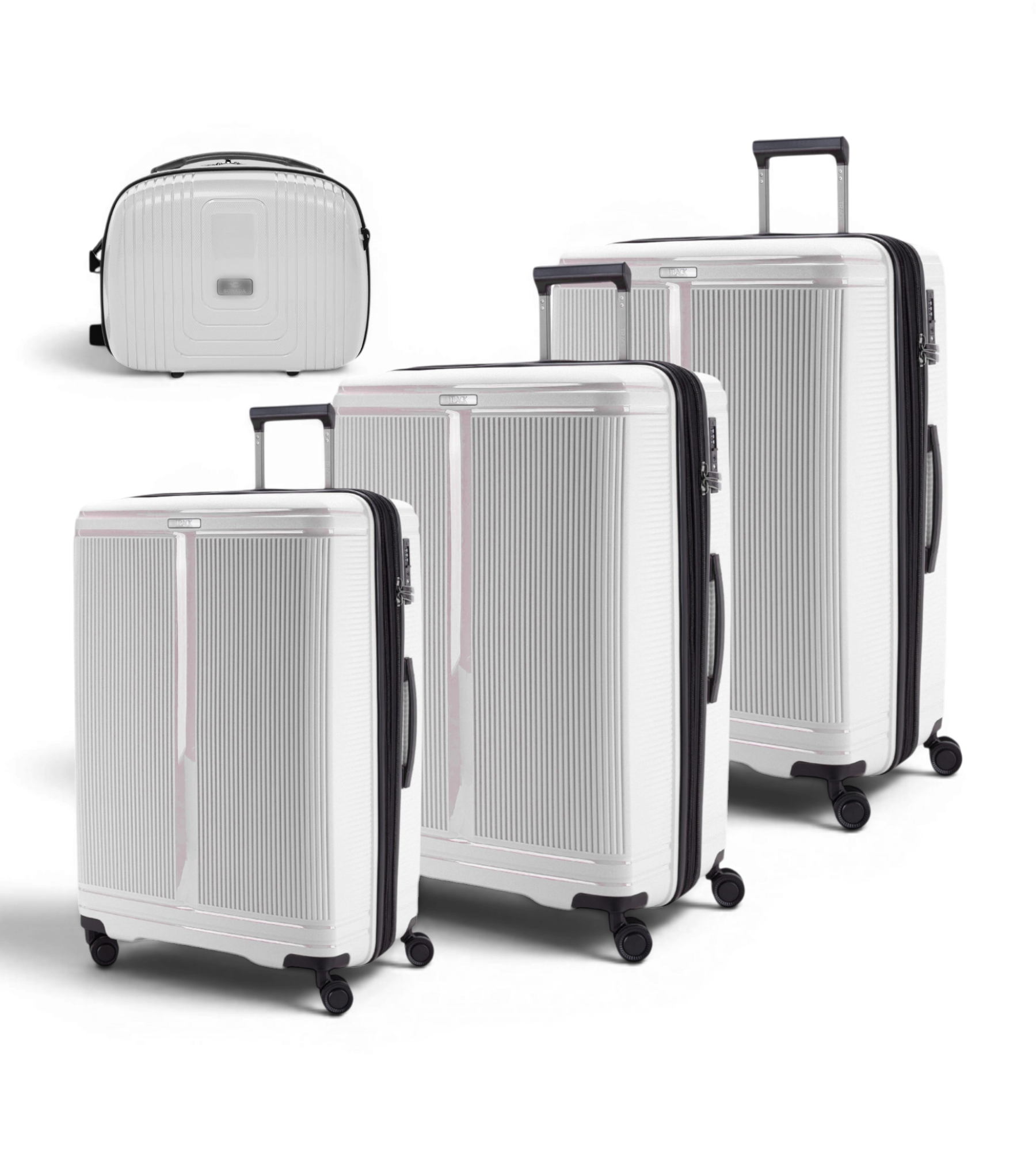 Track 4 Piece Polypropylene Luggage Set