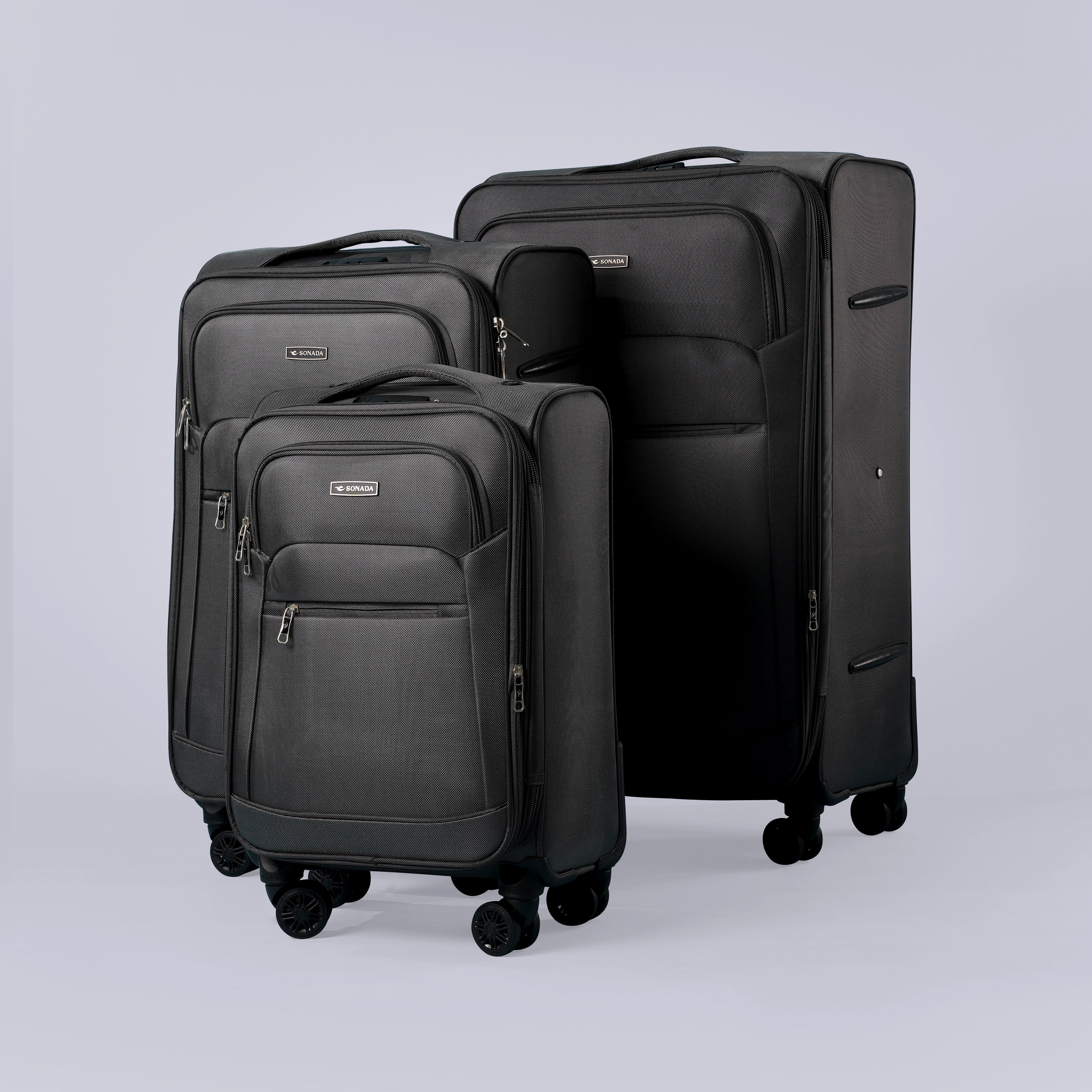 Lightweight Soft side Luggage Set of 3