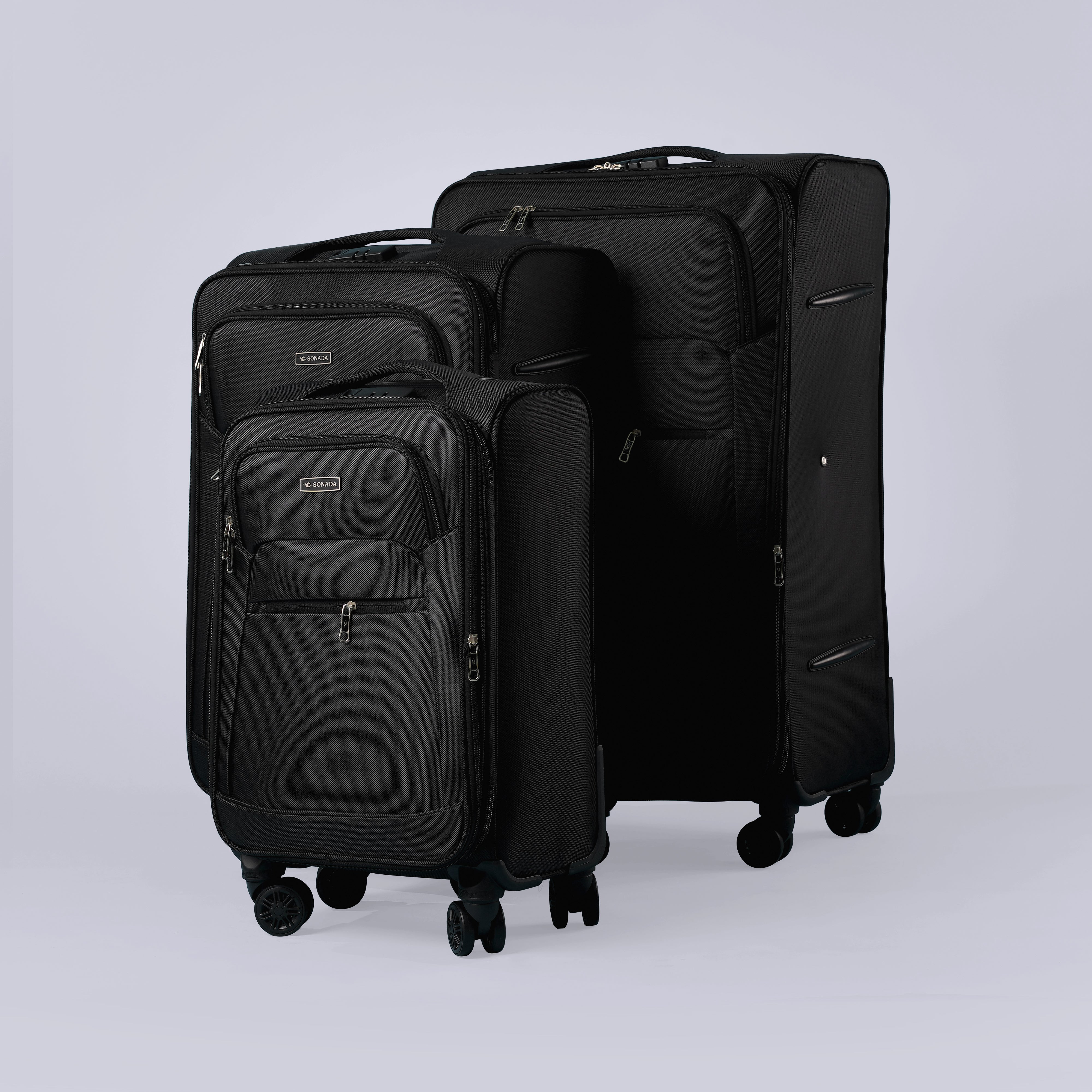 Lightweight Soft side Luggage Set of 3