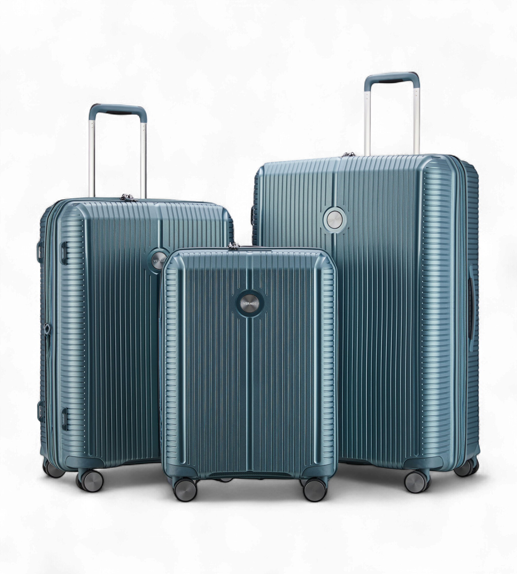 Verage Rome Monti 3 Piece Polypropylene Luggage Set