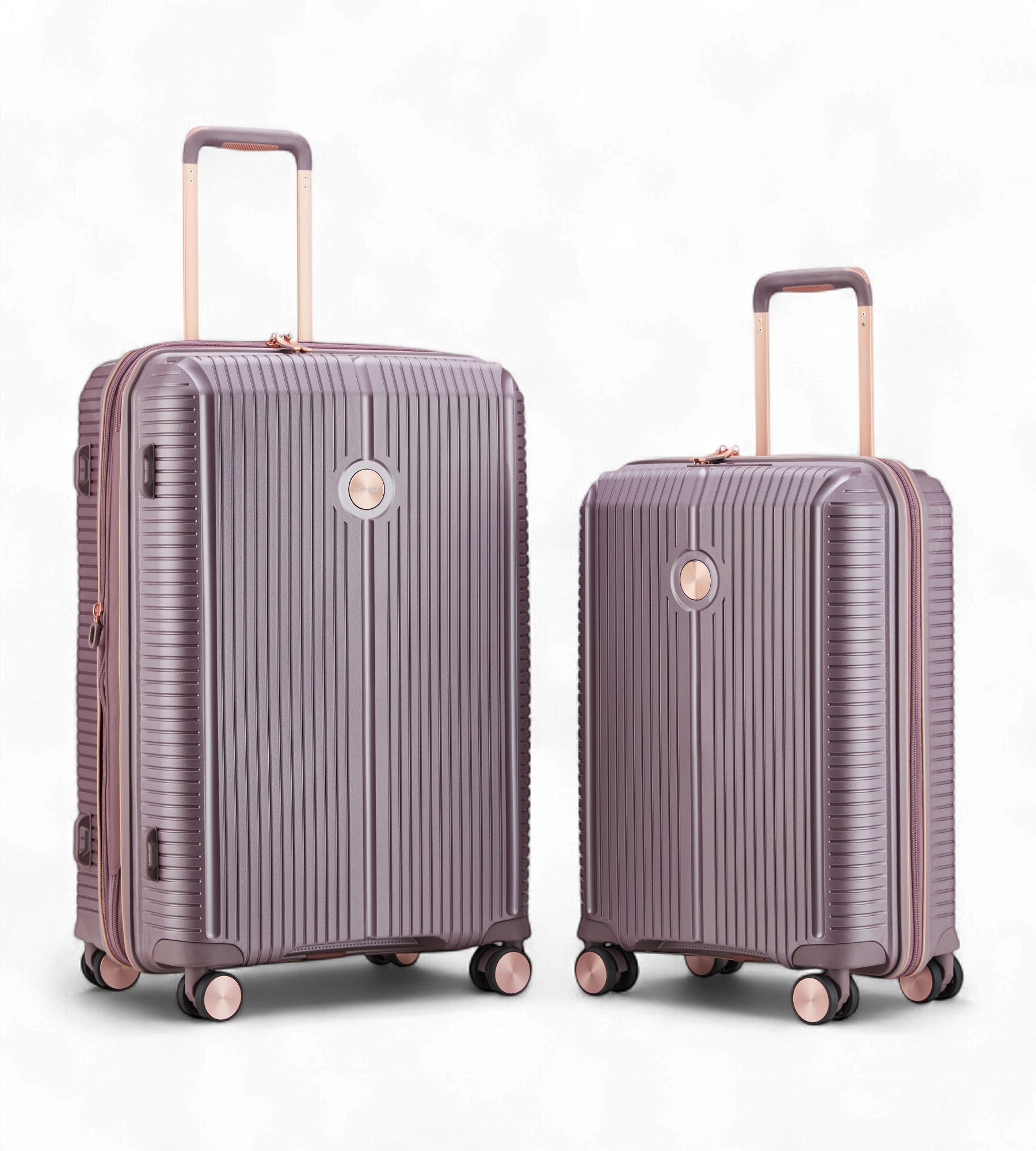 Verage Rome Monti 3 Piece Polypropylene Luggage Set