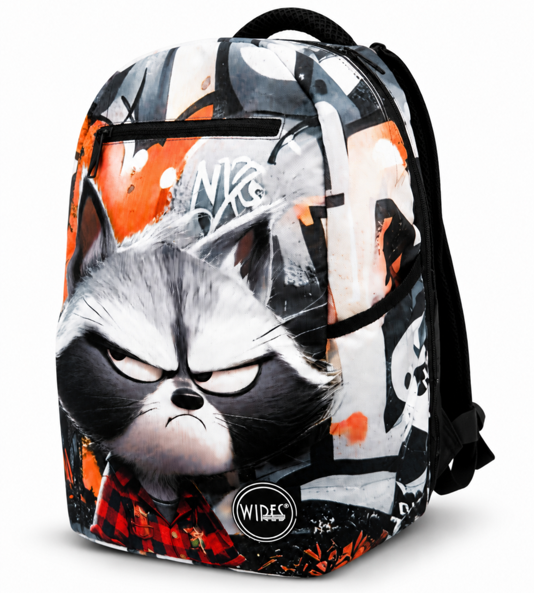 Wires School Backpack 19 Inch