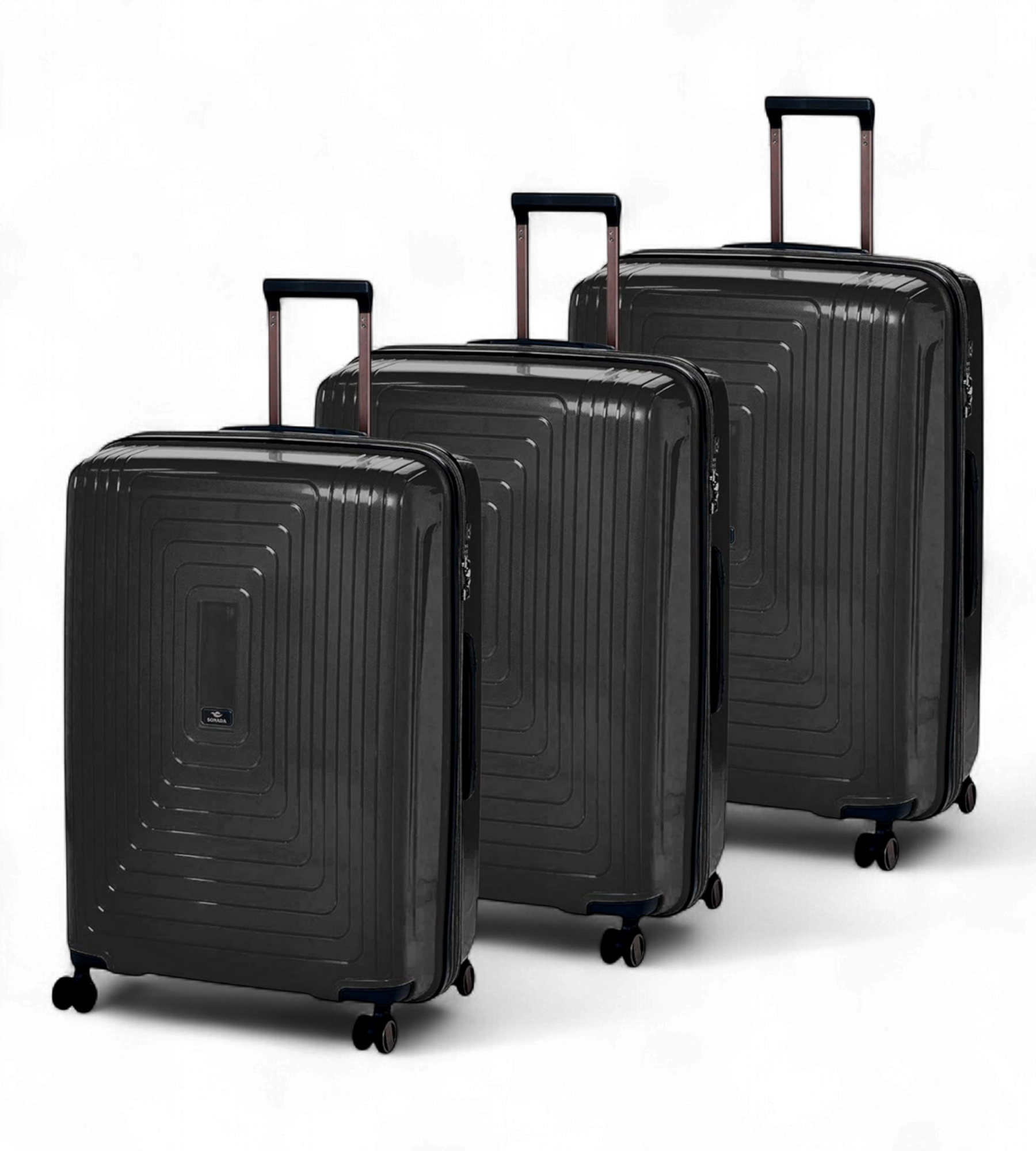 Sonada York 3 Piece Polycarbonate Luggage Set