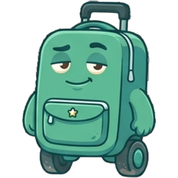 Wheelie school trolley mascot