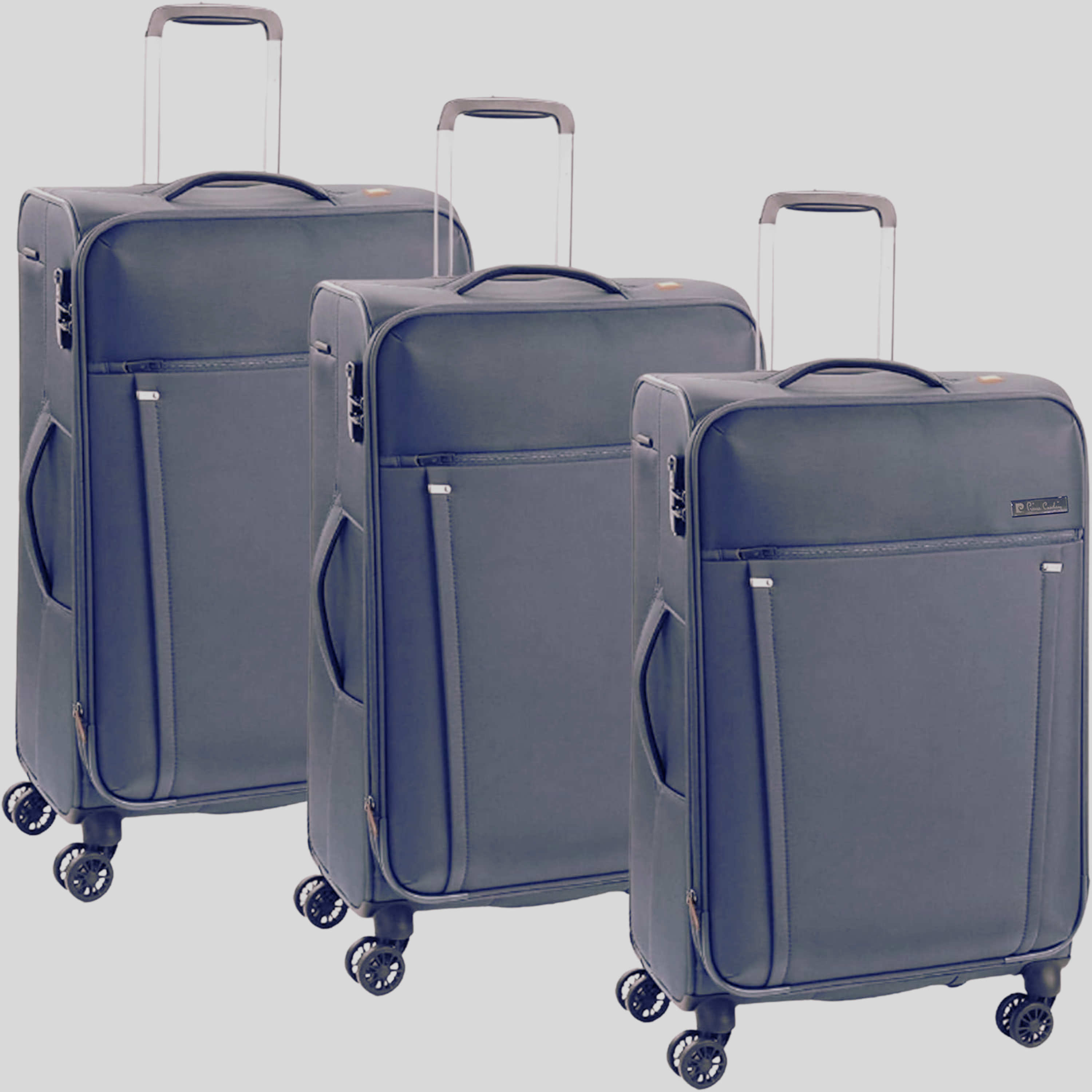 PIERRE CARDIN Soft side Luggage Nantes Collection Set of 3