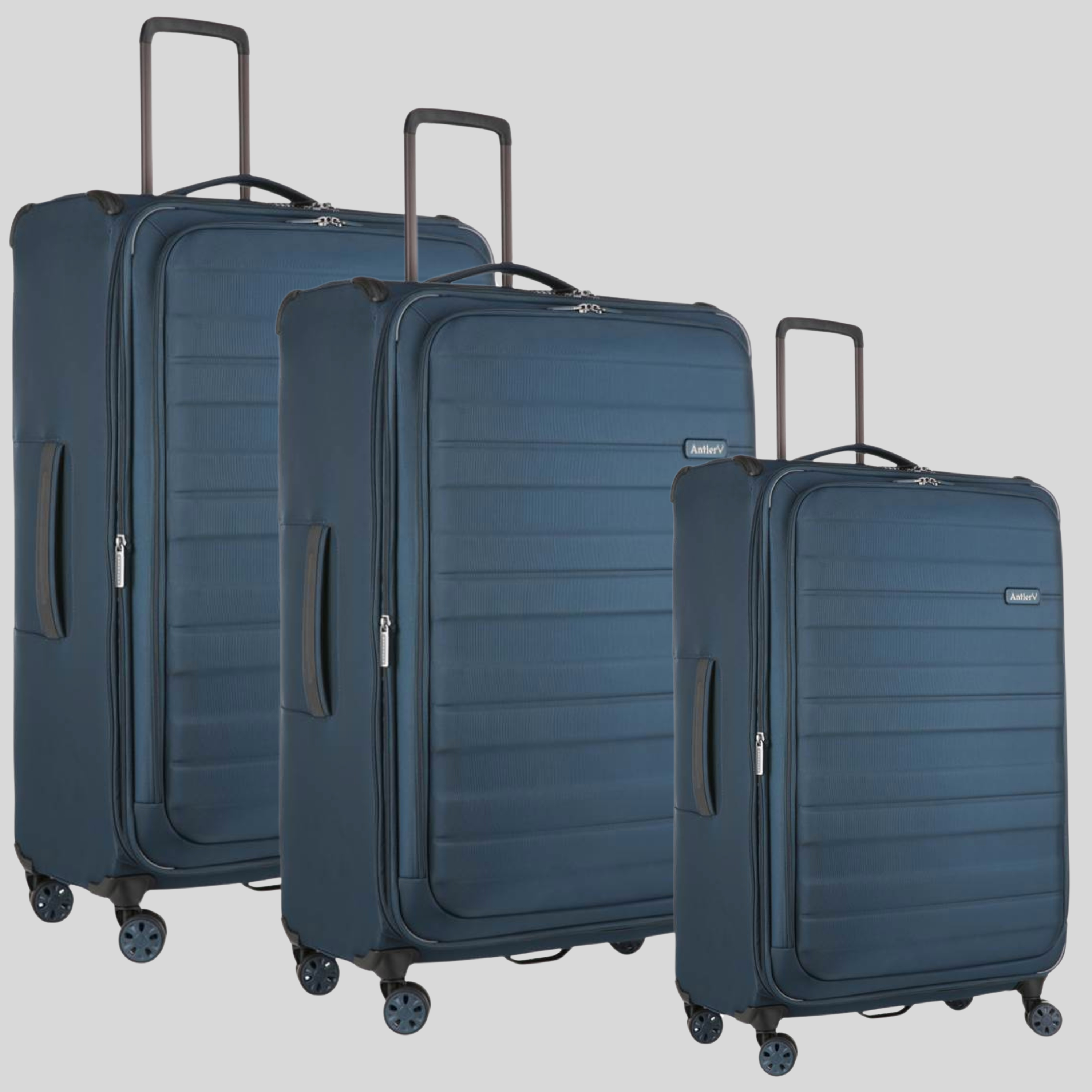 Portland Luggage Set of 3-Navy