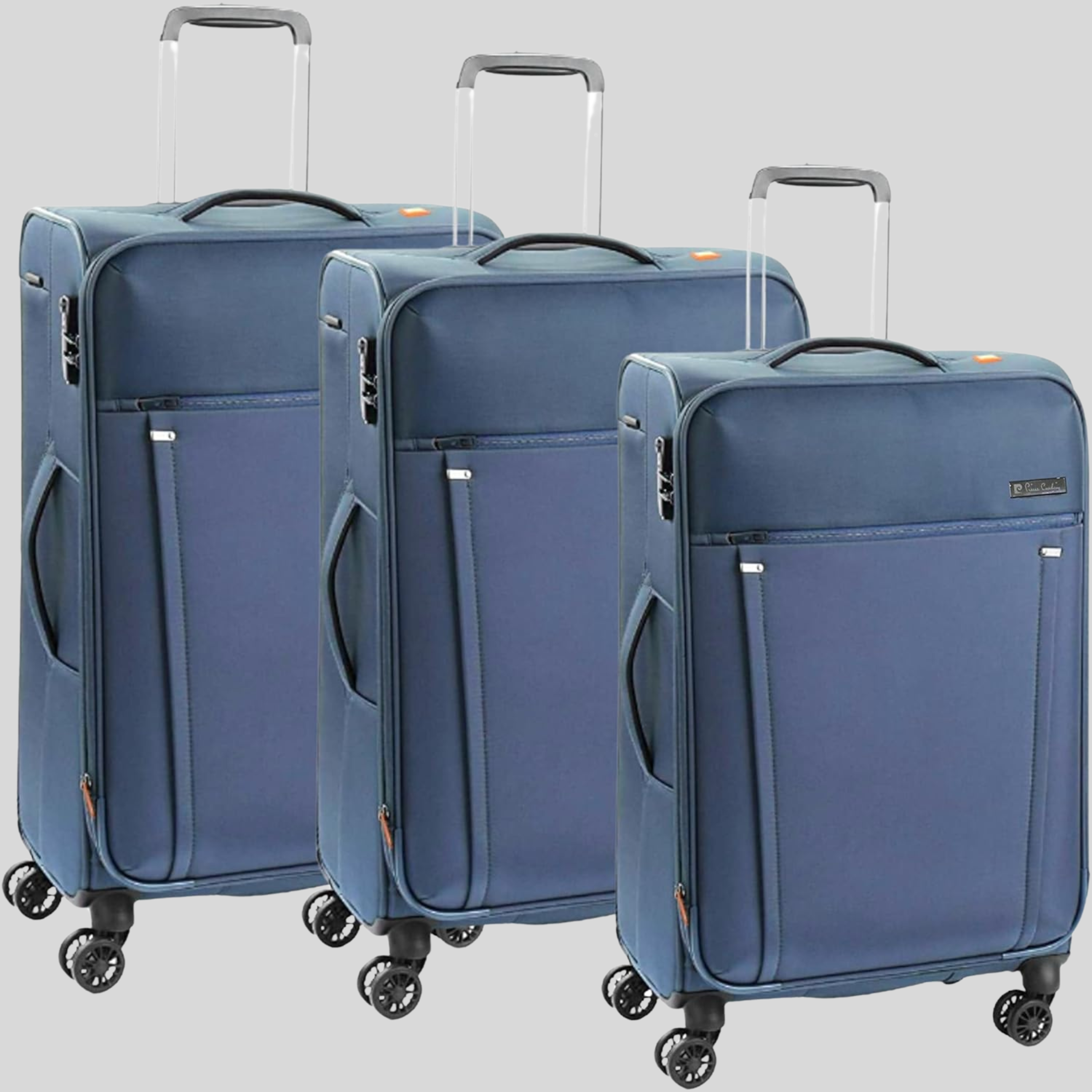 PIERRE CARDIN  Soft side Luggage Nantes Collection Set of 3