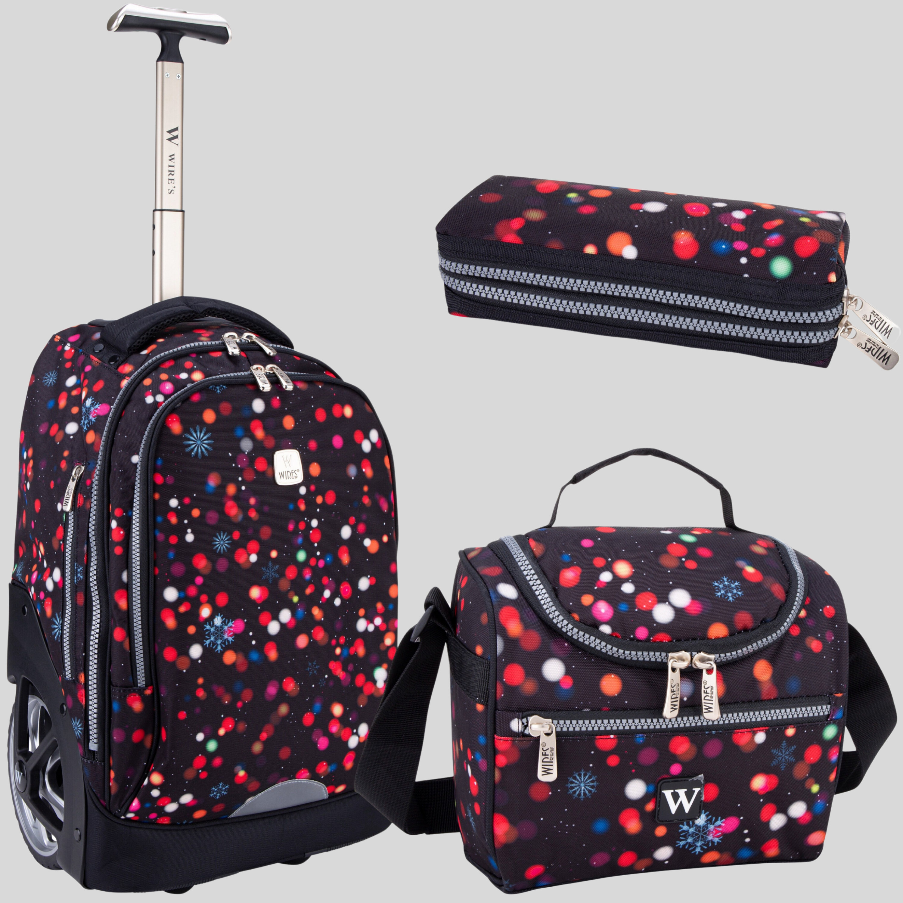 All in One 2 WHEEL School Trolley Bag