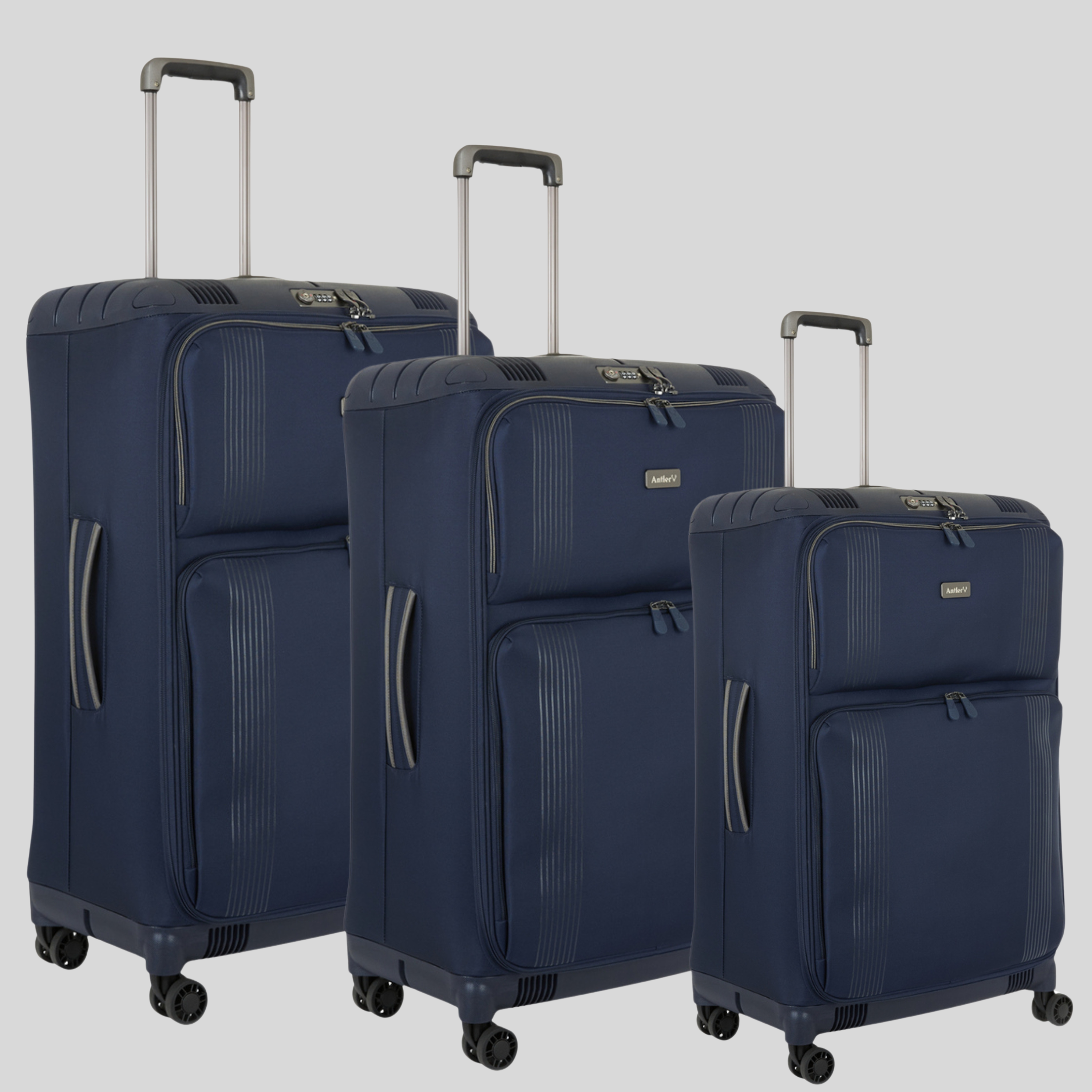 Titus Luggage Set of 3-Navy