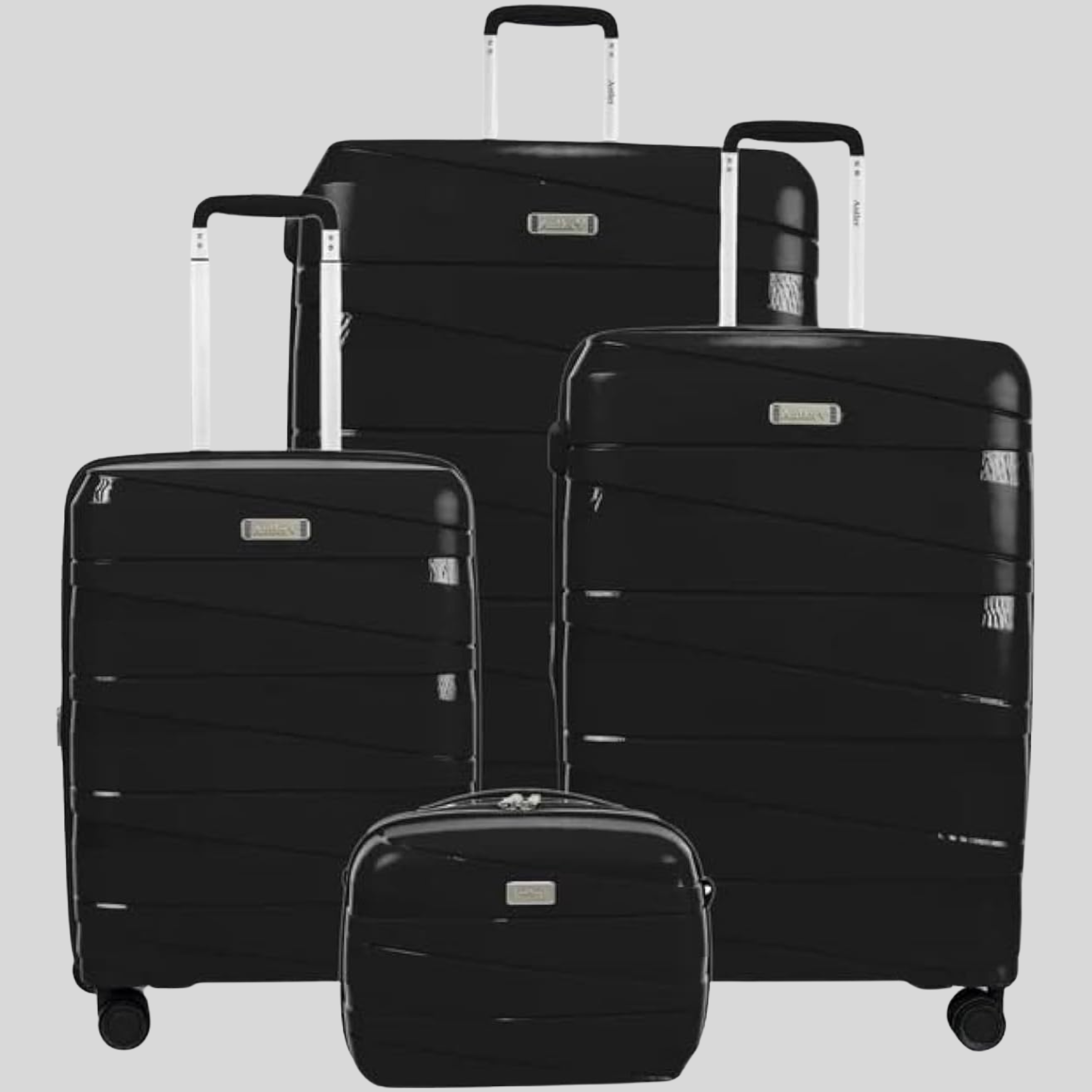 Nova Unbreakable Luggage Set of 4-Black