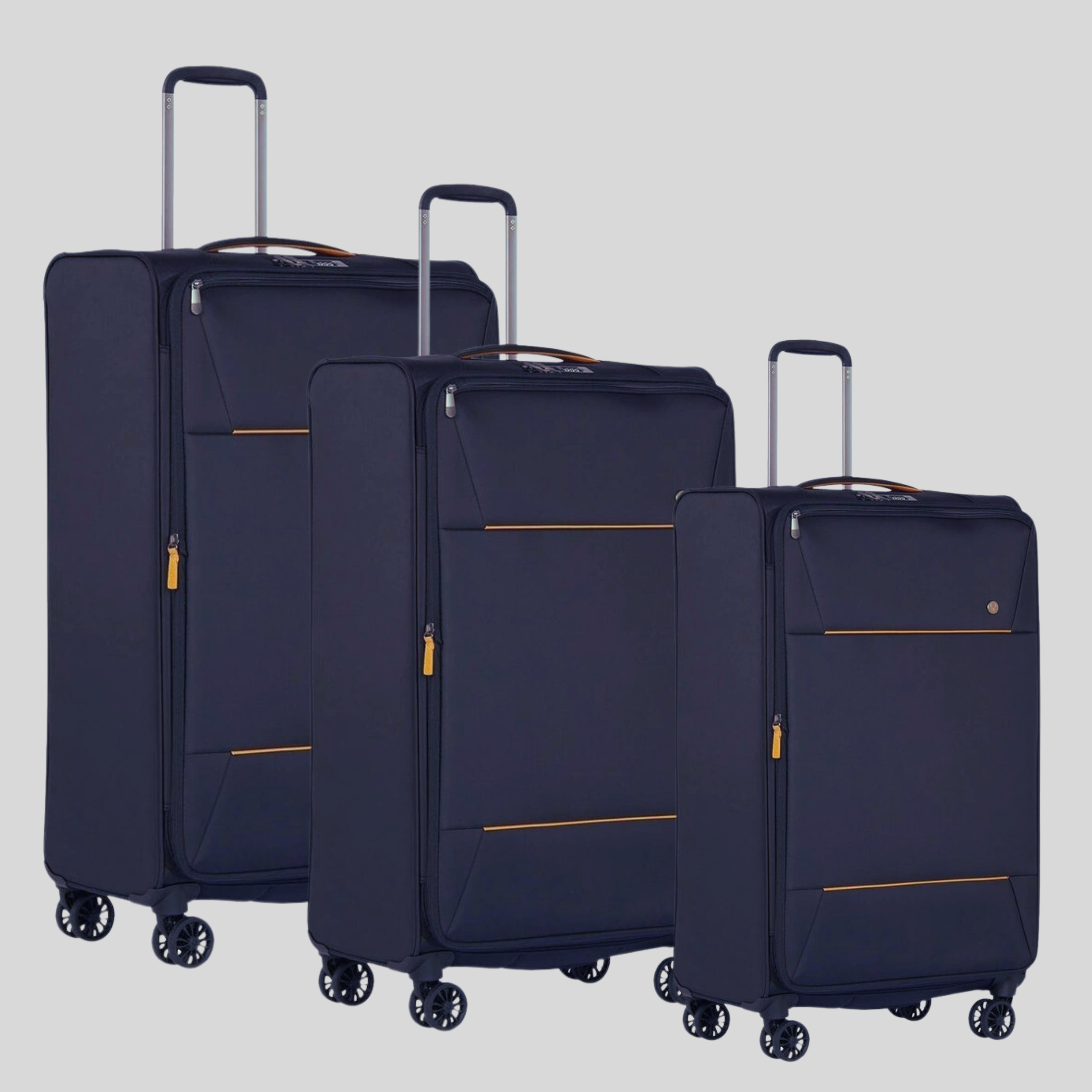 Brixham Luggage Set of 3-Navy