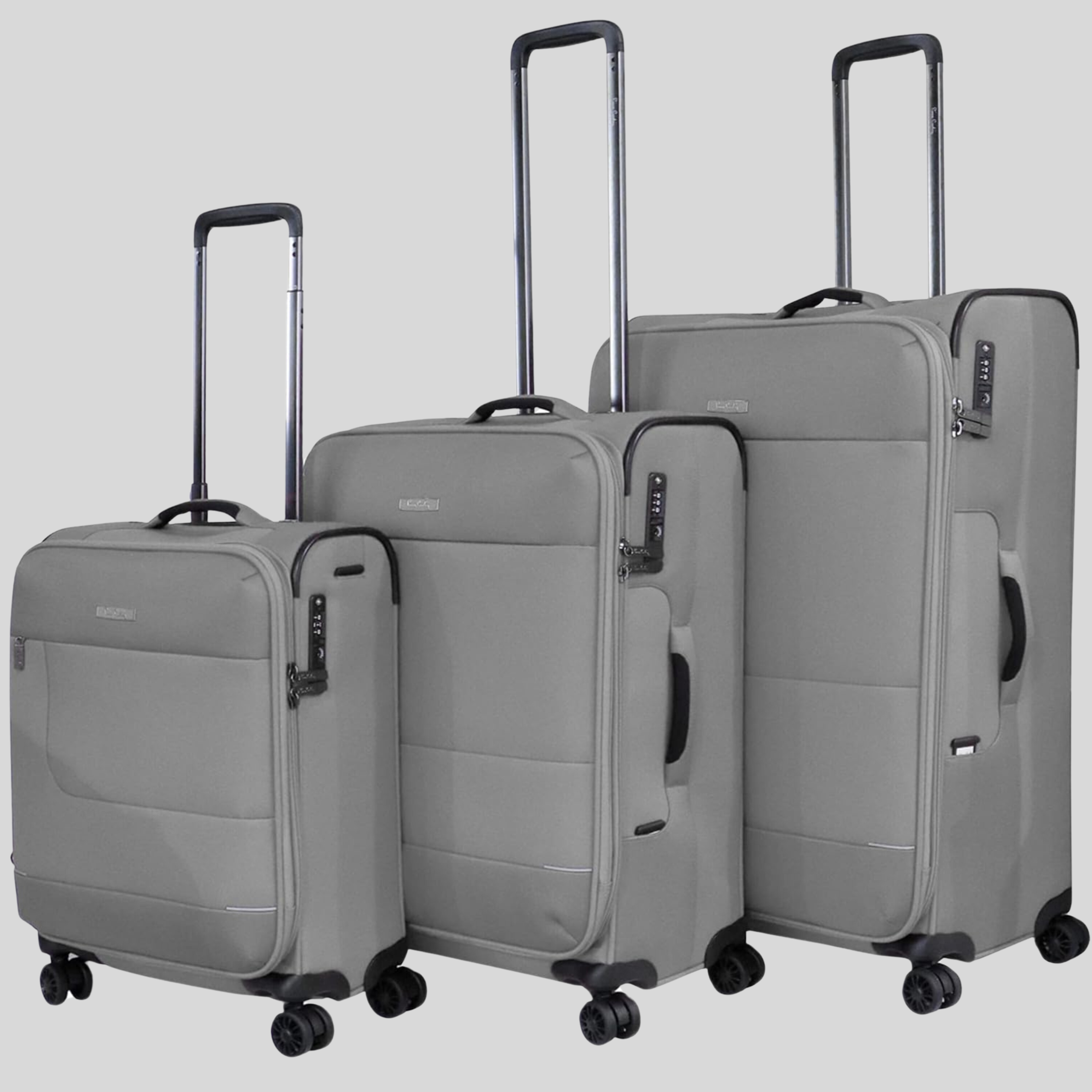 Airlite Soft Side Luggage Set of 3-Grey