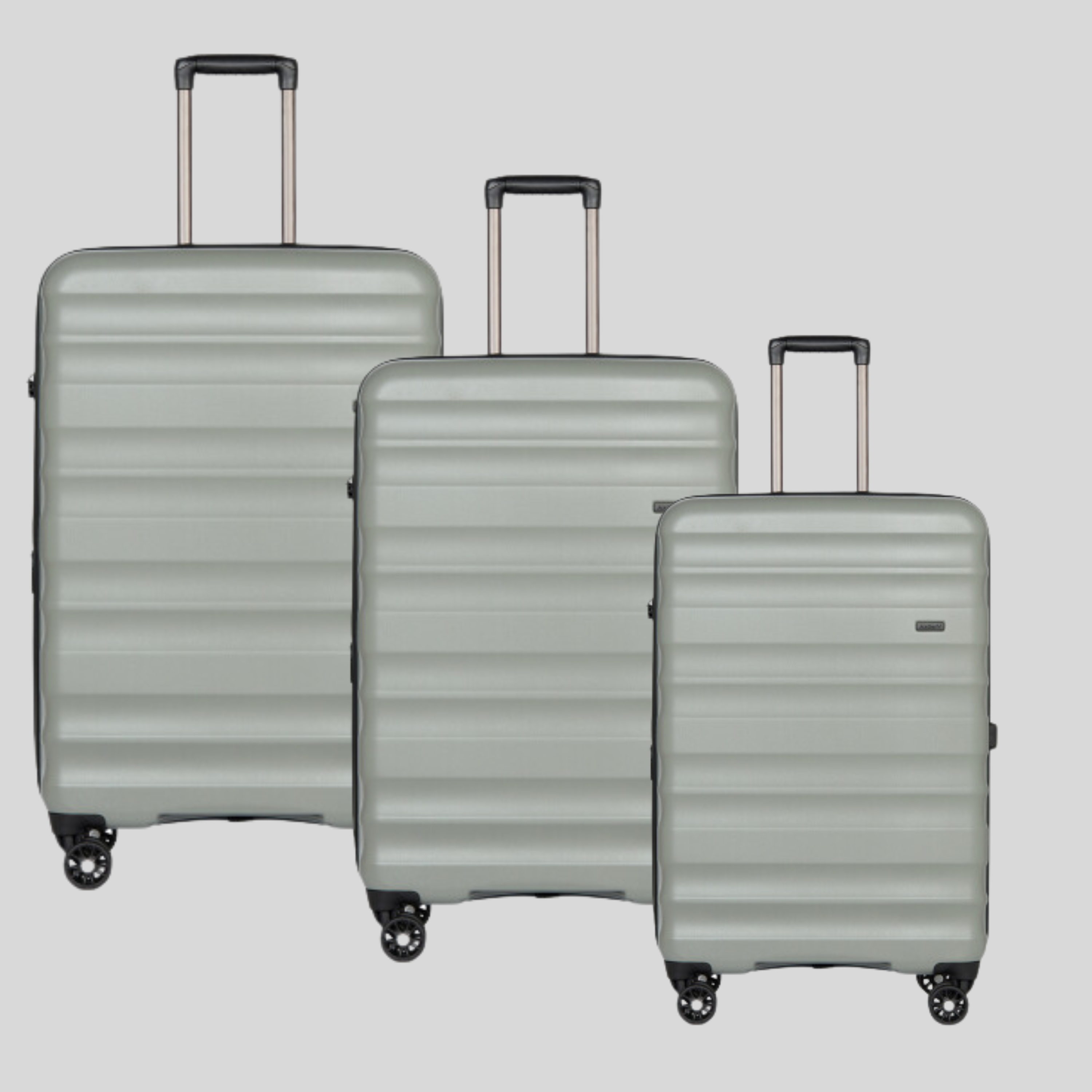 Clifton Set of 3 polycarbonate Suitcases Sage