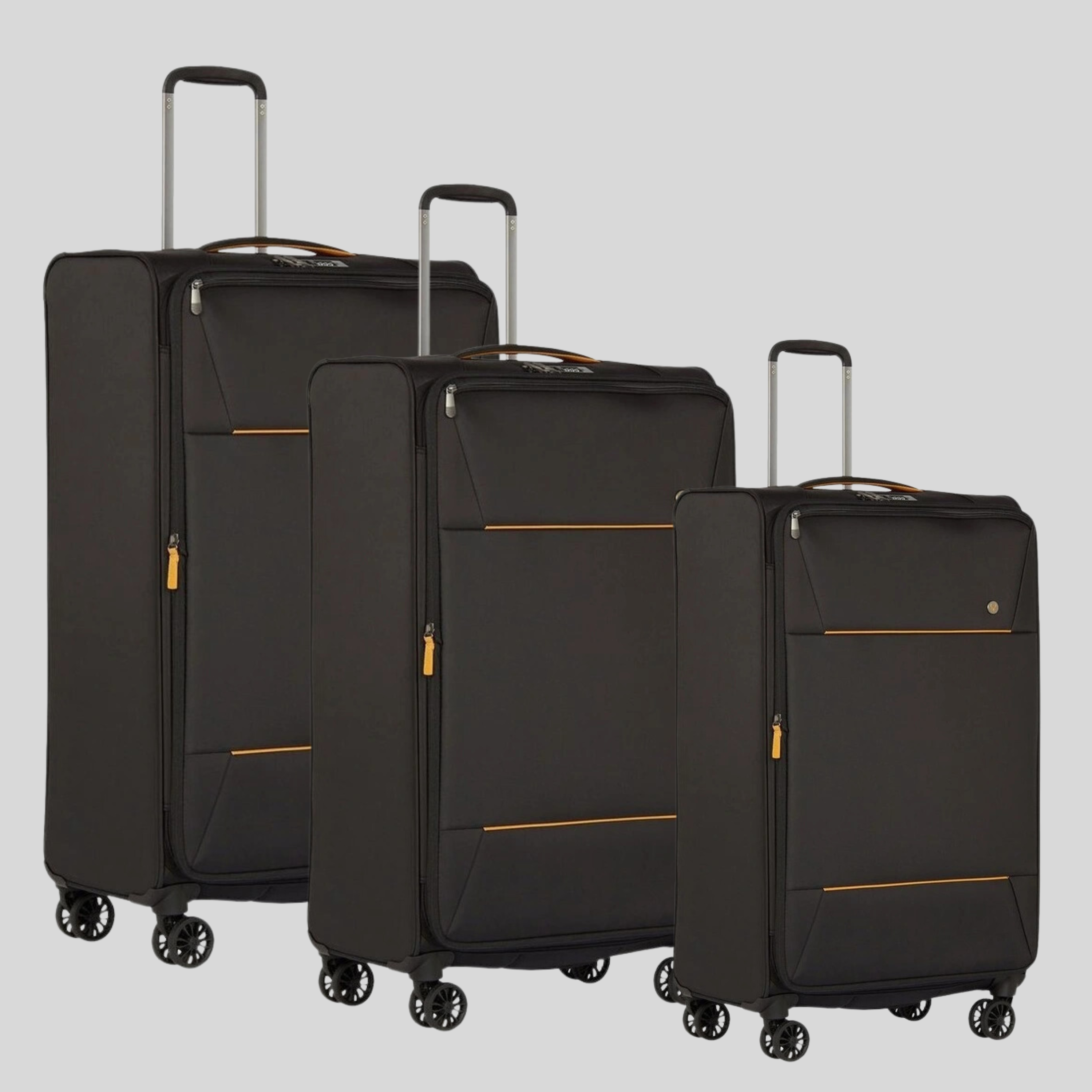 Brixham Luggage Set of 3-Black