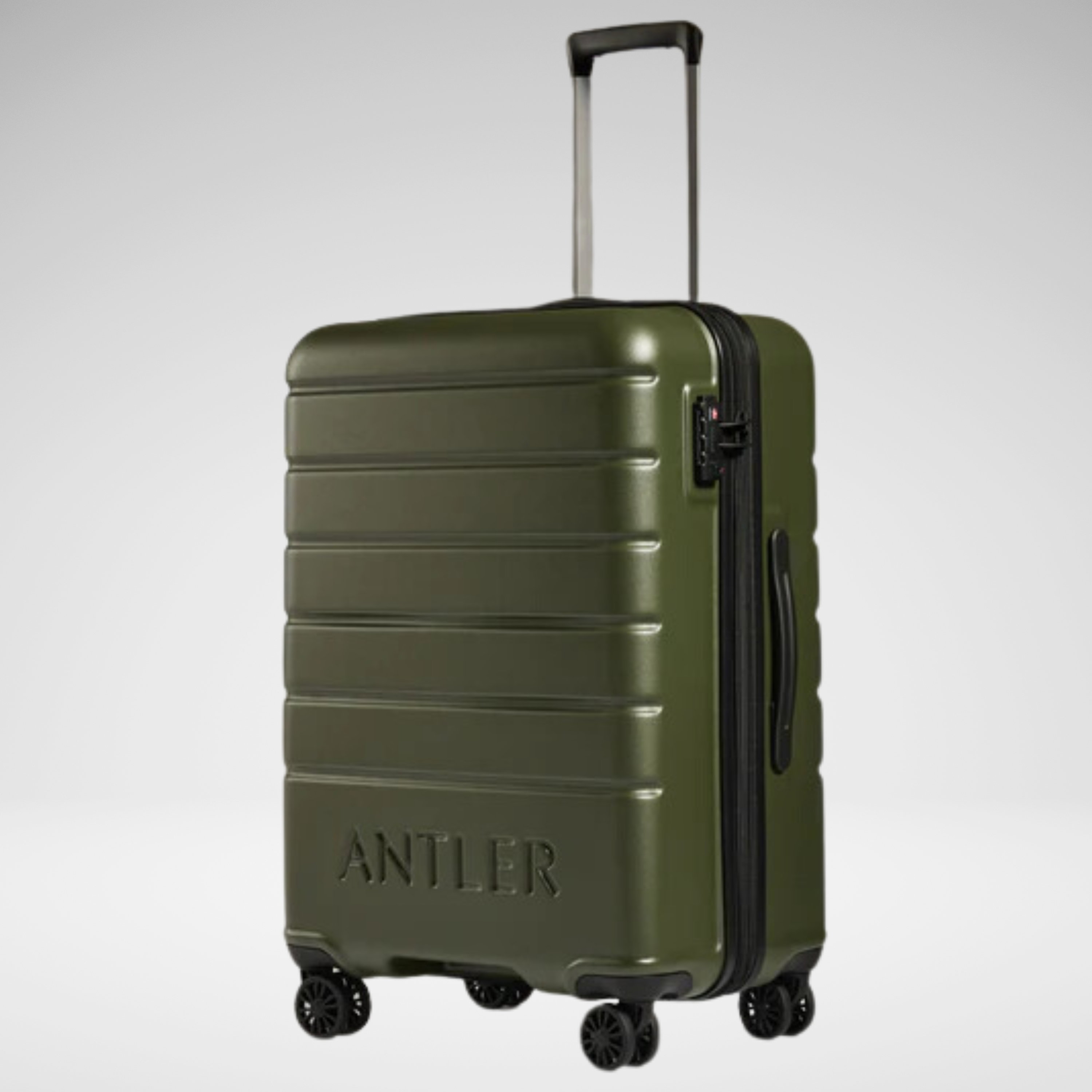 Logo Polycarbonate Large Suitcase 28 Inch-Green Pine