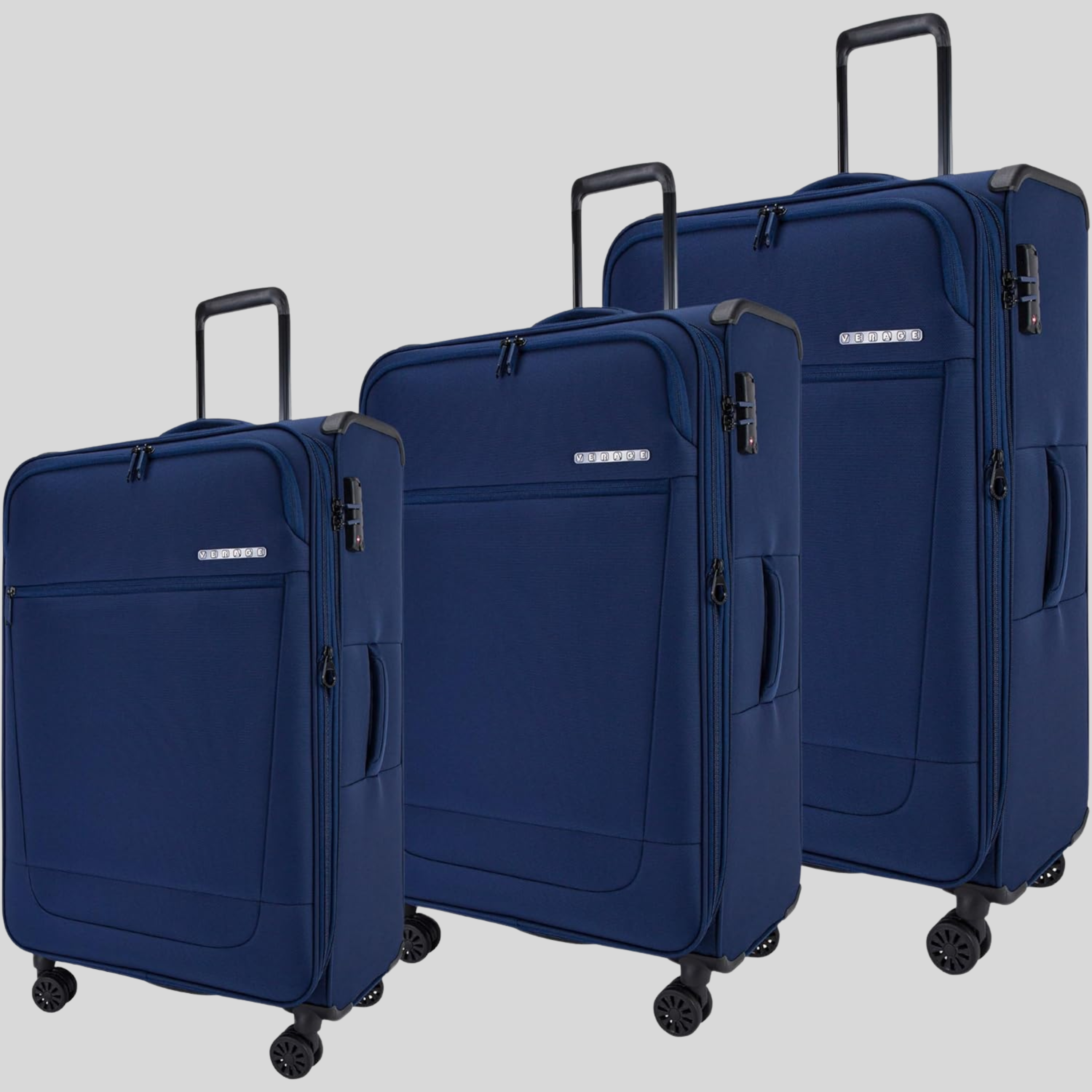 VERAGE Toledo Soft and Expandable Luggage Set of 3