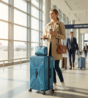 Lushberry AXEL Large 29 Inch Polycarbonate Spinner Suitcase
