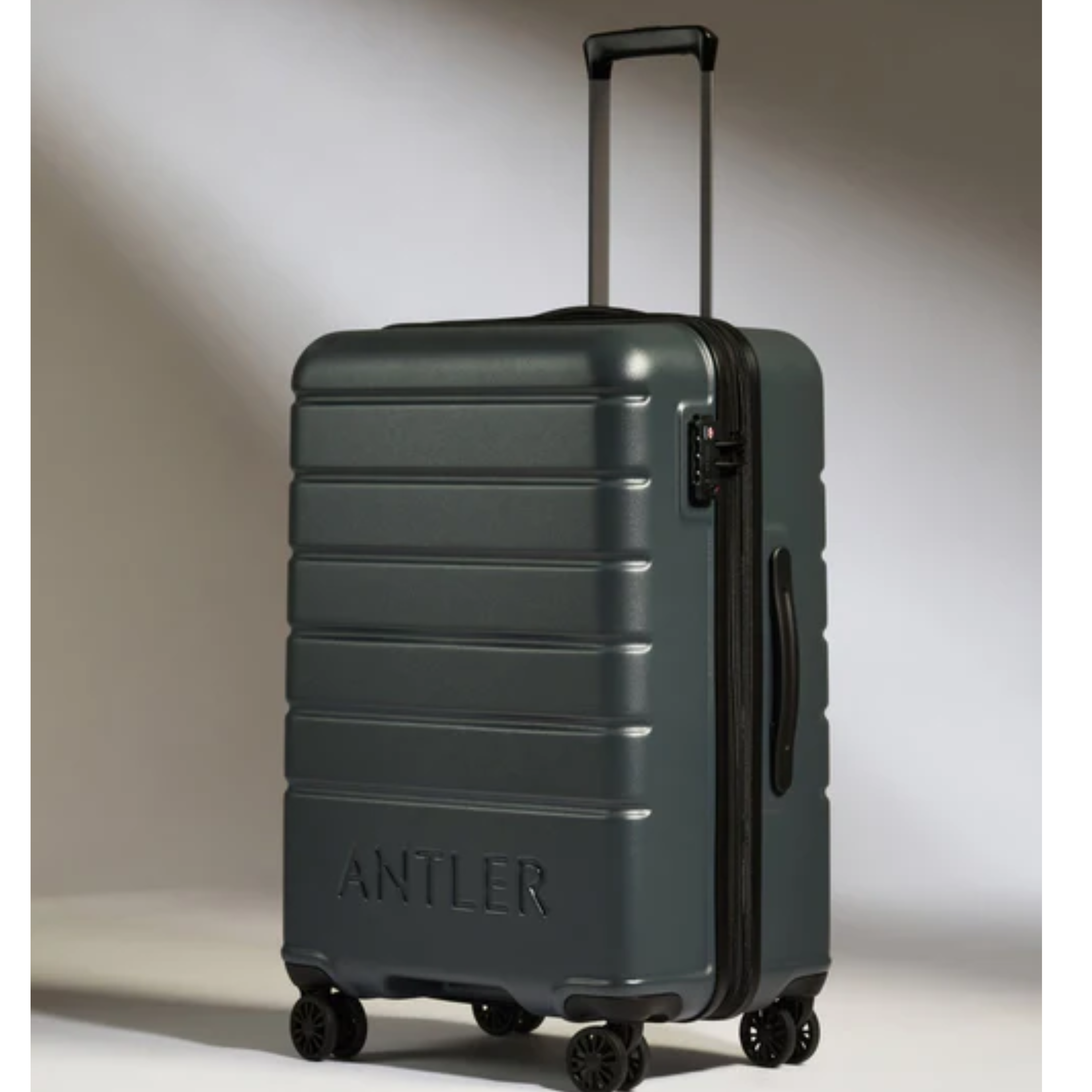 Logo Polycarbonate Luggage Set of 3-Grey