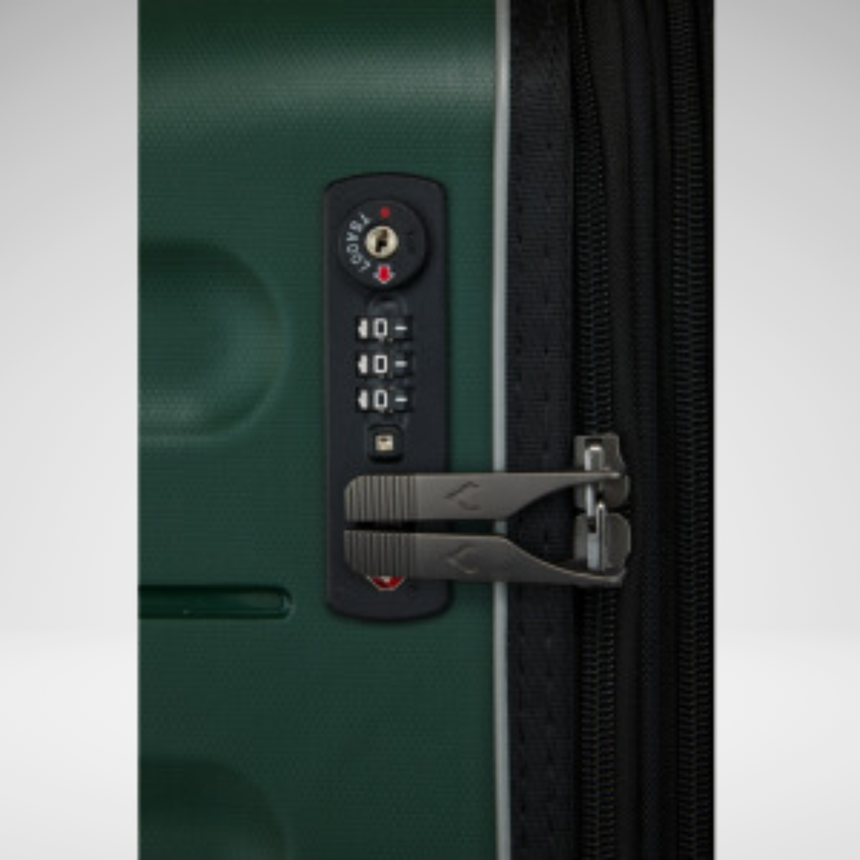 Juno Large Unbreakable Luggage 28 Inch-Forest green