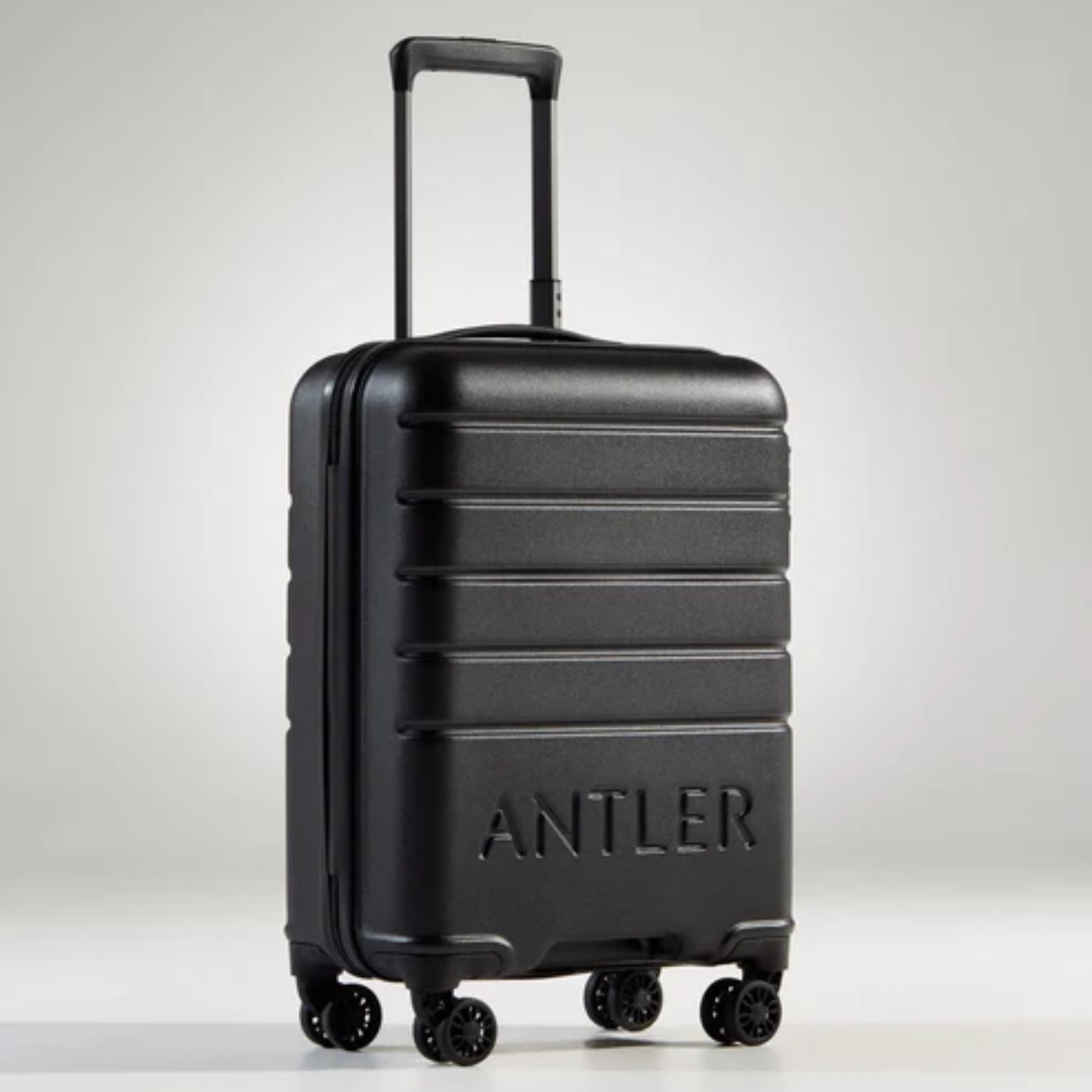 Logo Polycarbonate Luggage Set of 3-Black