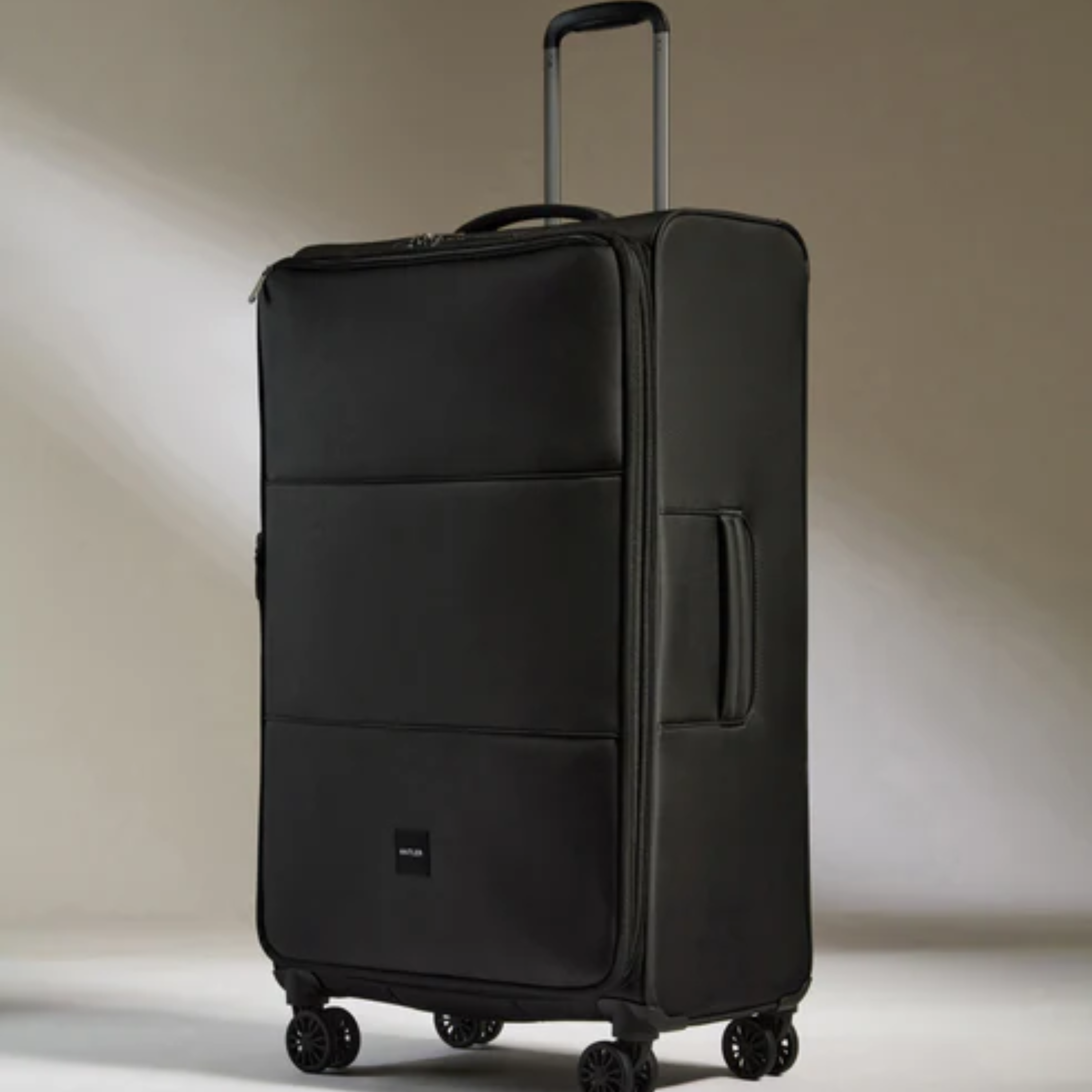 Soft Stripe Luggage Set of 3-Black