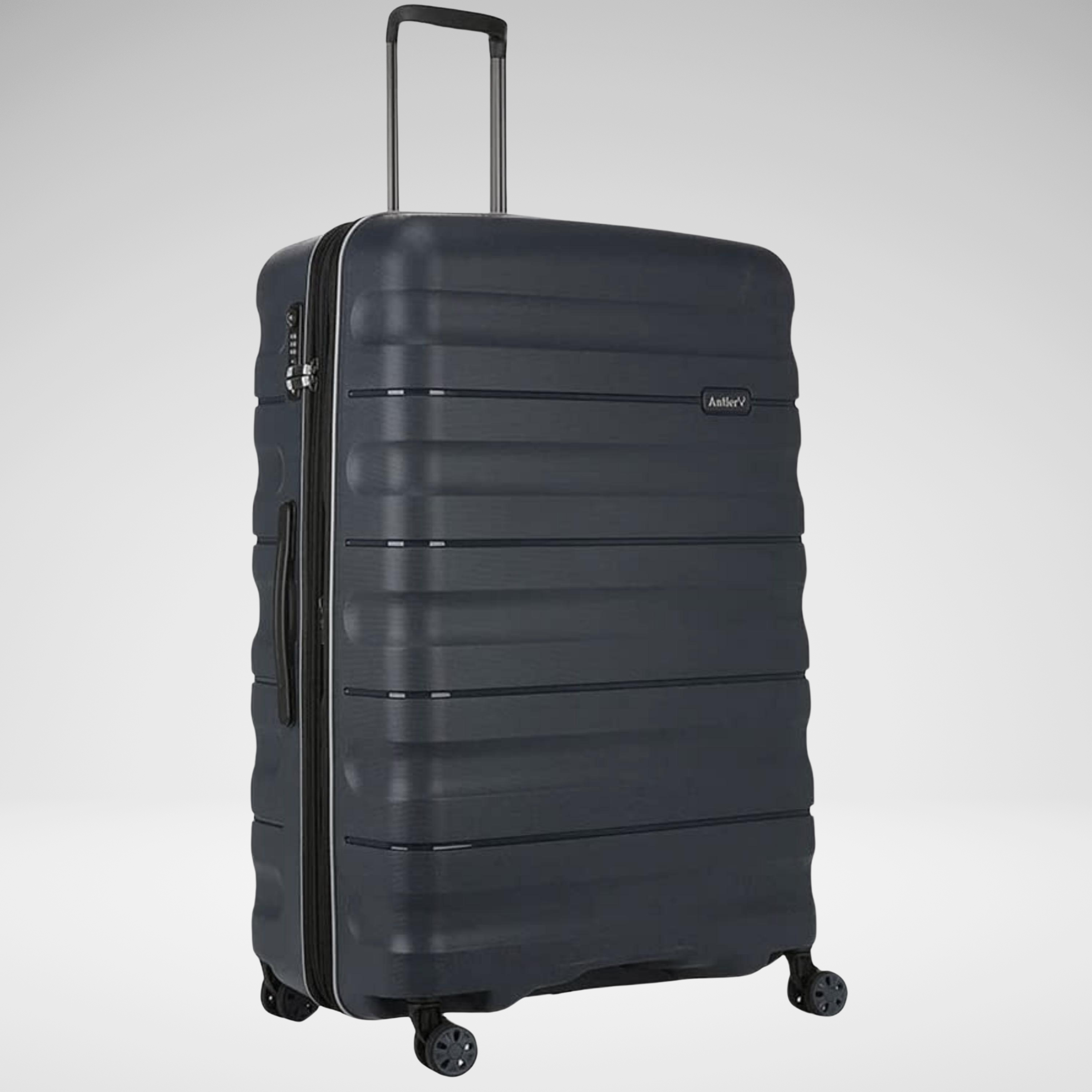 Juno Set of 3 Unbreakable Luggage-Charcoal Grey