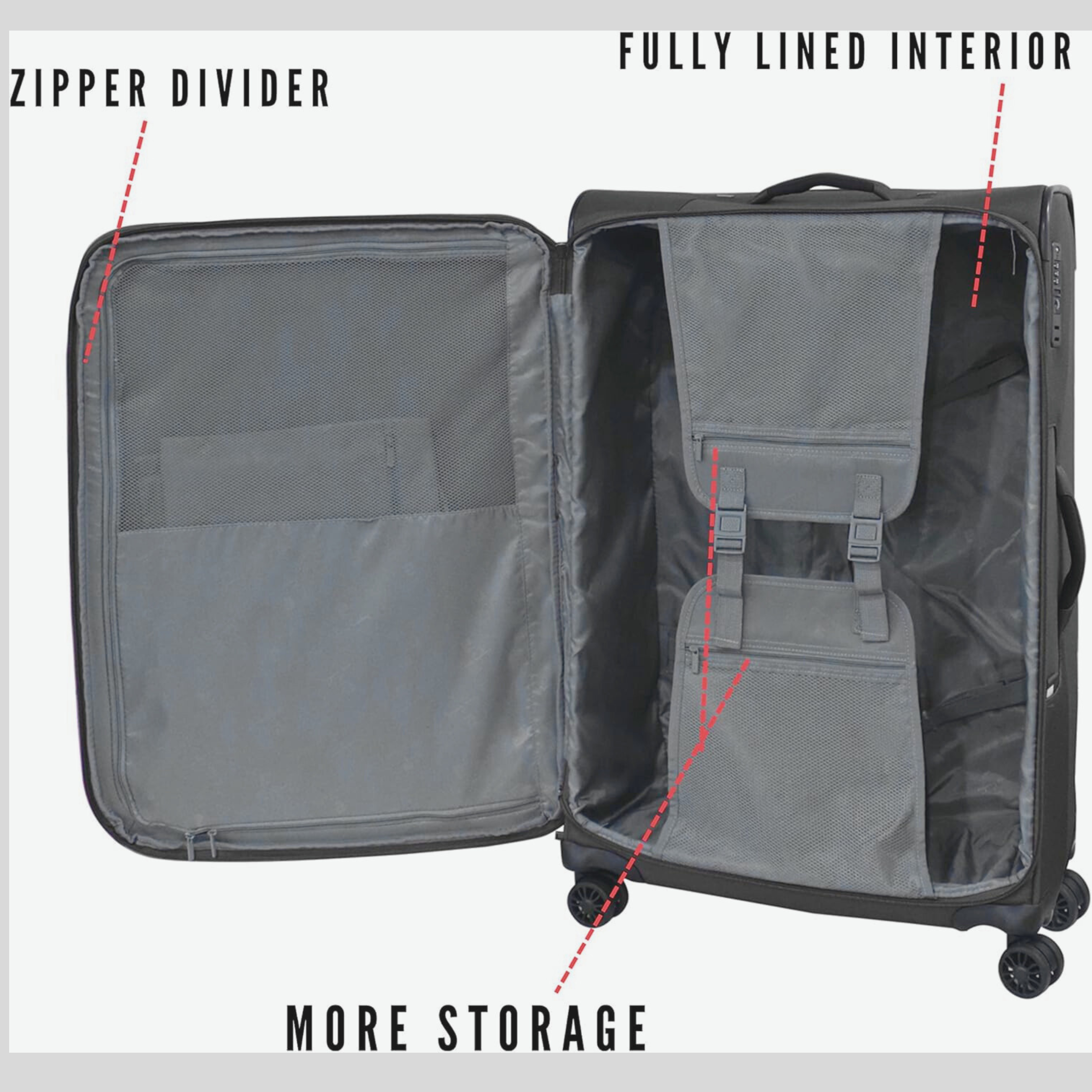 Airlite Collection Luggage Set of 3