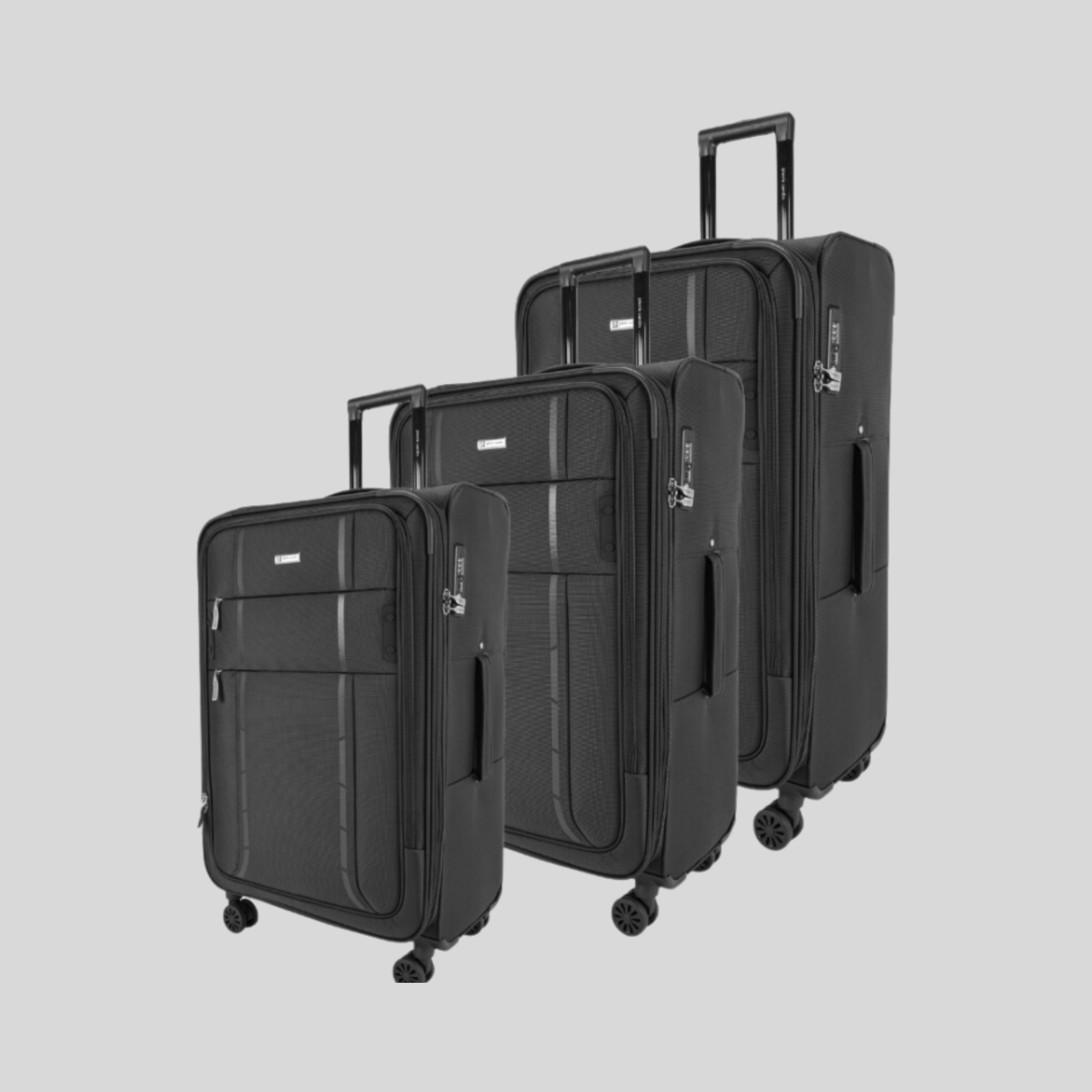 Softside Jumbo Luggage Set of 3