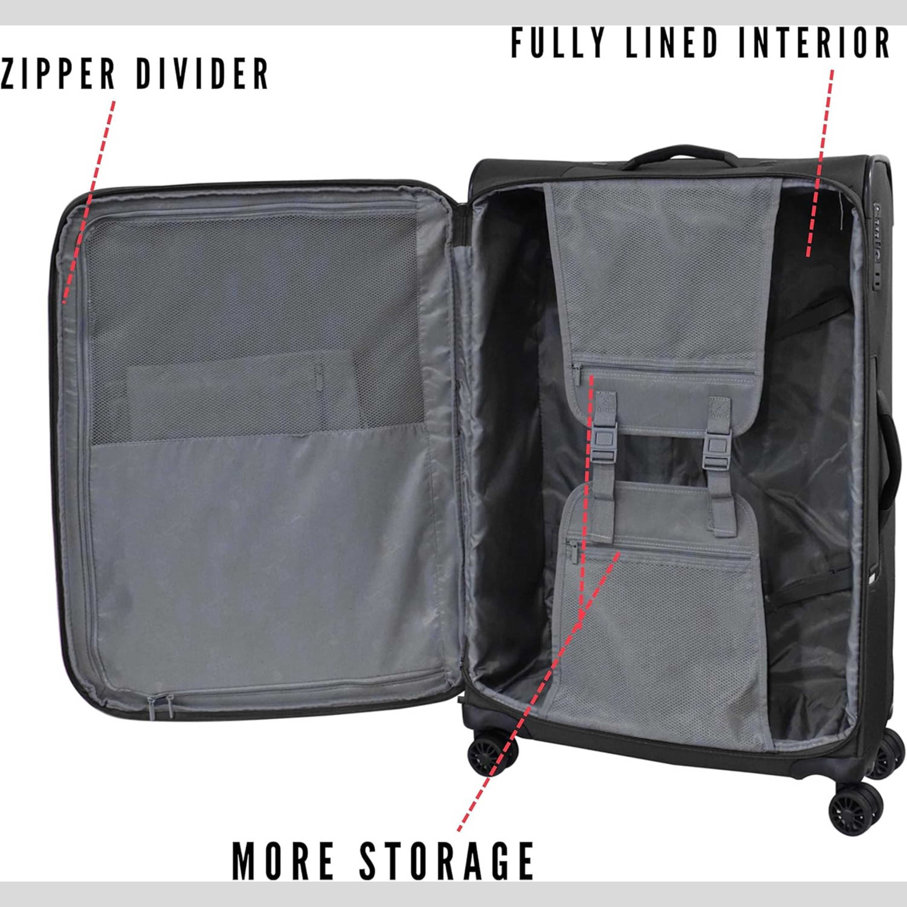 Airlite Collection Luggage Set of 3