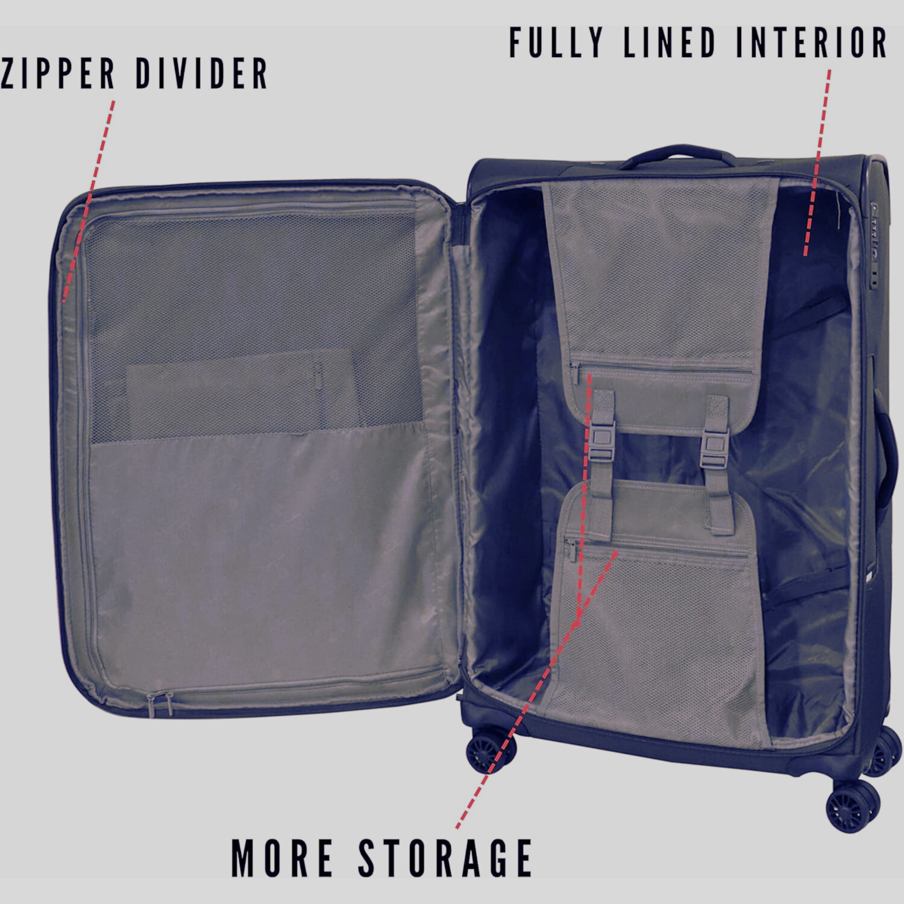 Airlite Collection Luggage Set of 3